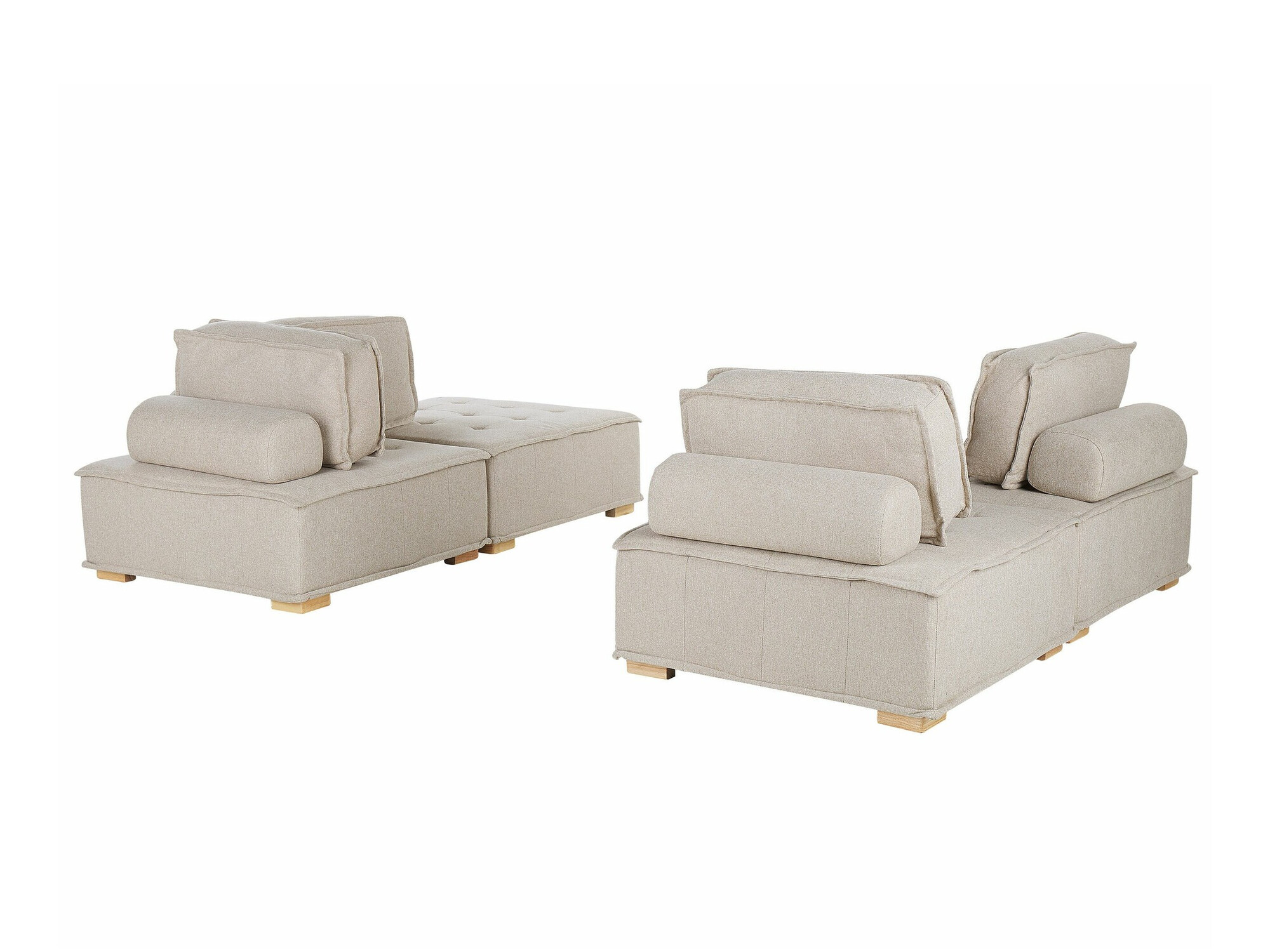 Mīksto mēbeļu komplekts Berwyn 1808 (Bēšs)