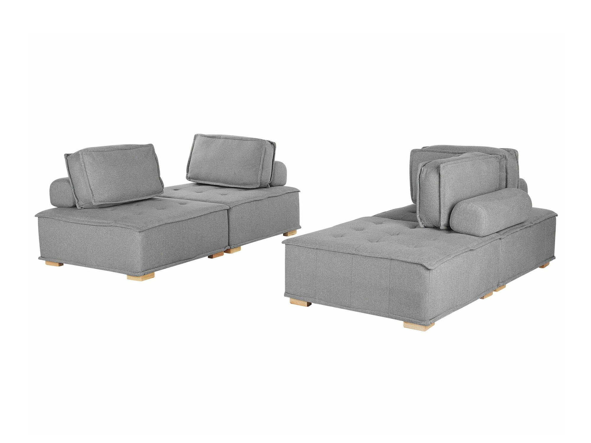 Mīksto mēbeļu komplekts Berwyn 1808 (Pelēks)