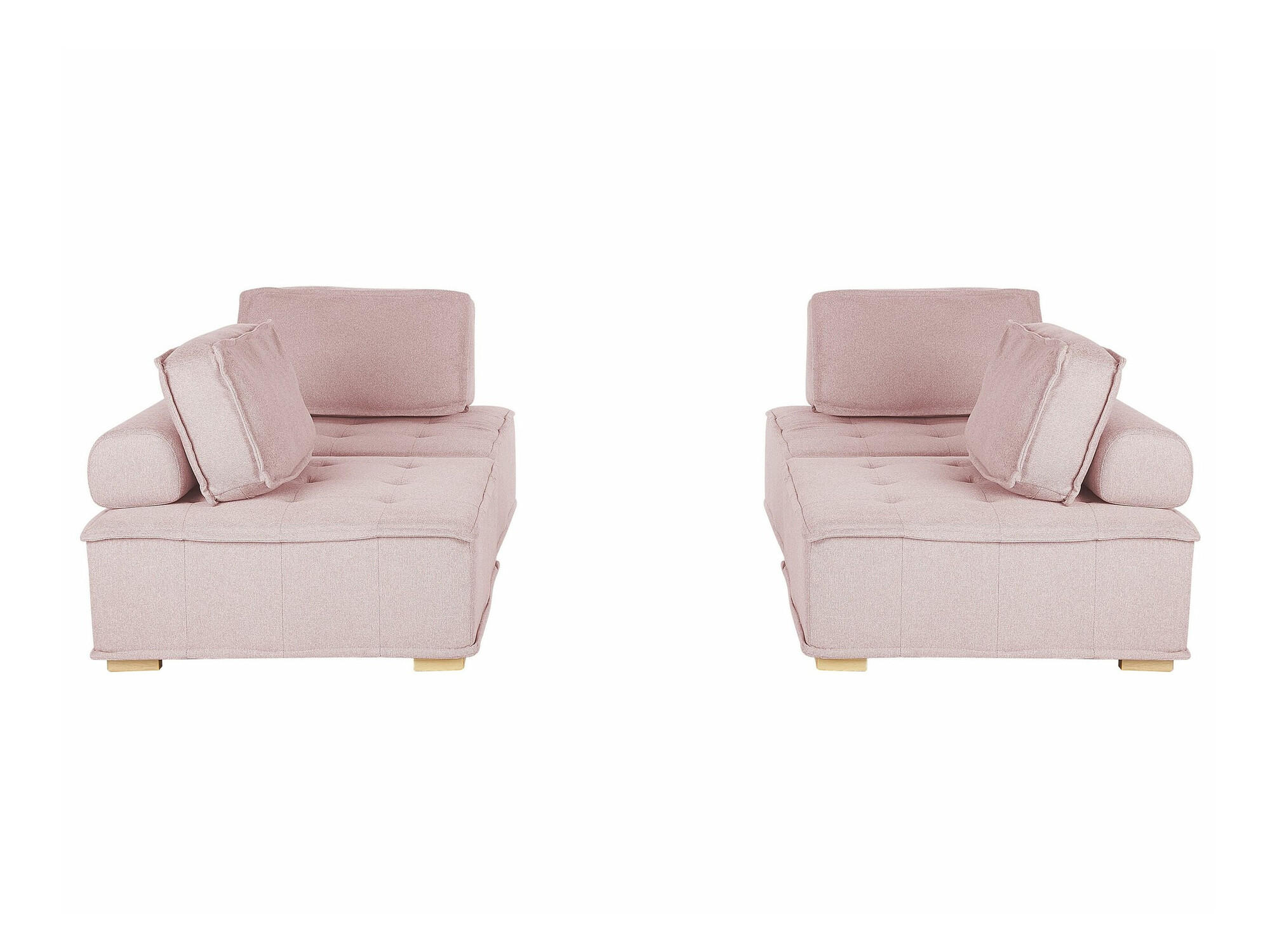 Mīksto mēbeļu komplekts Berwyn 1808 (Tumši rozā)