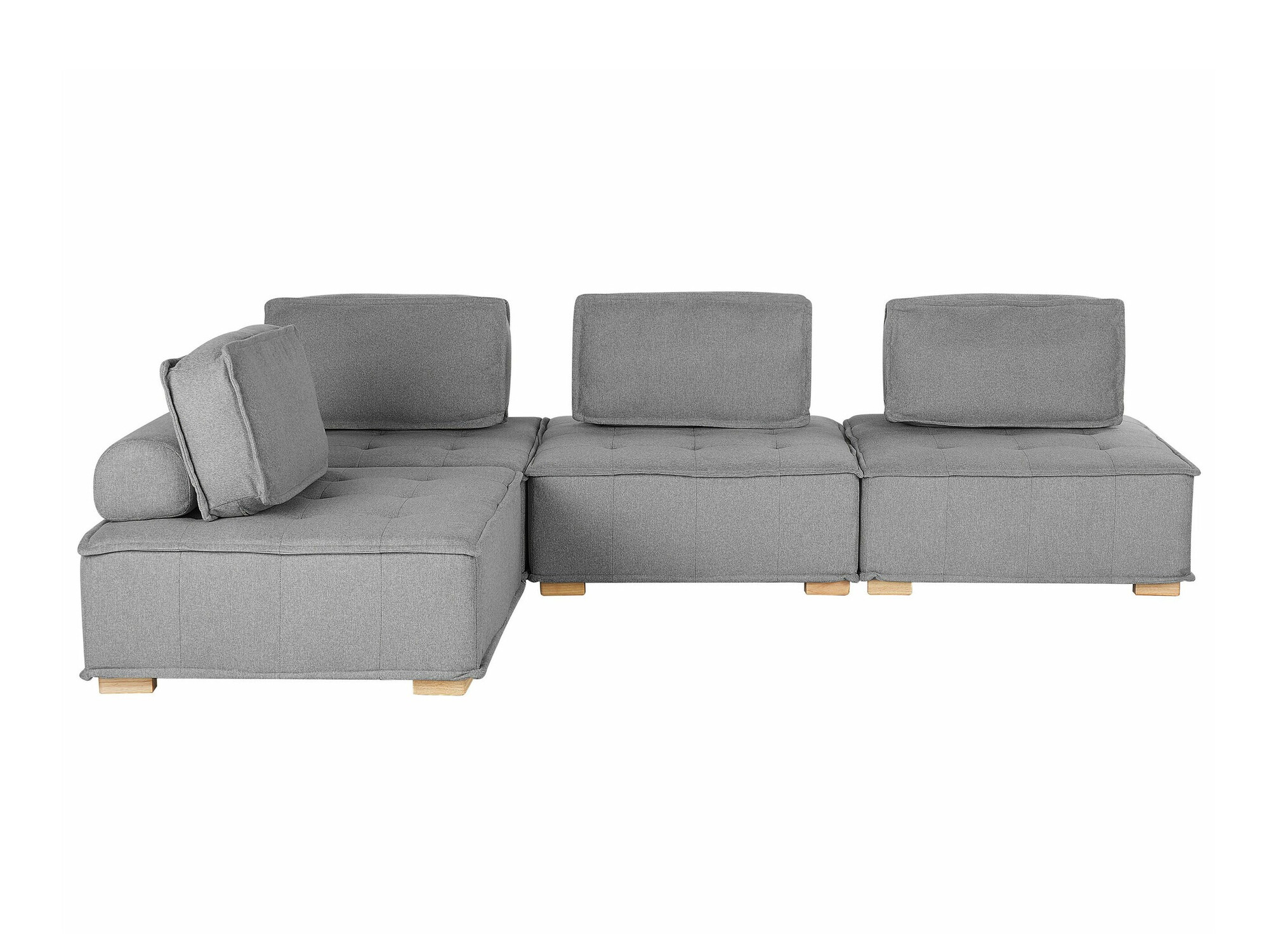 Moduļu stūra dīvāns Berwyn 1807 (Pelēks)