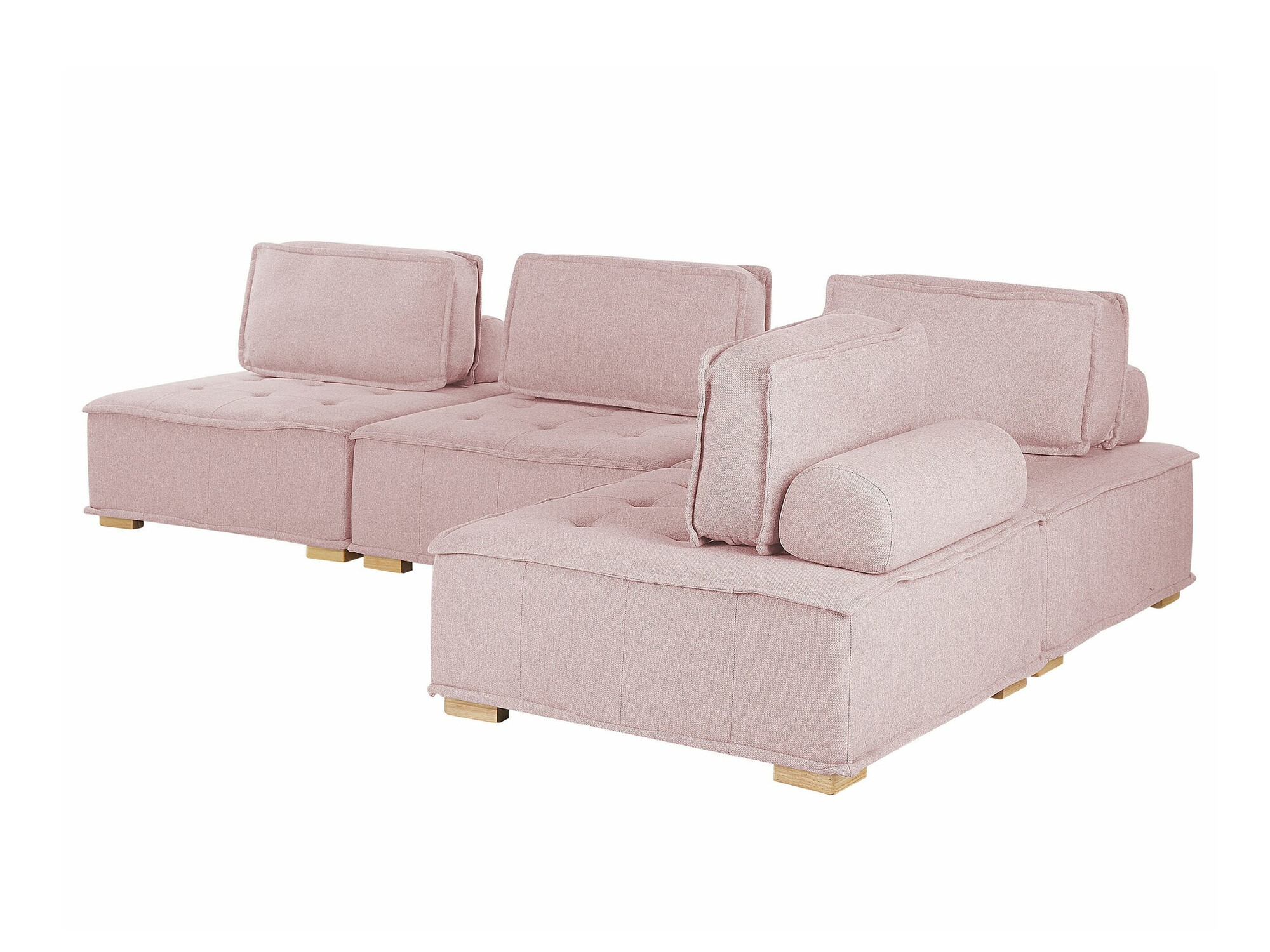 Moduļu stūra dīvāns Berwyn 1807 (Tumši rozā)