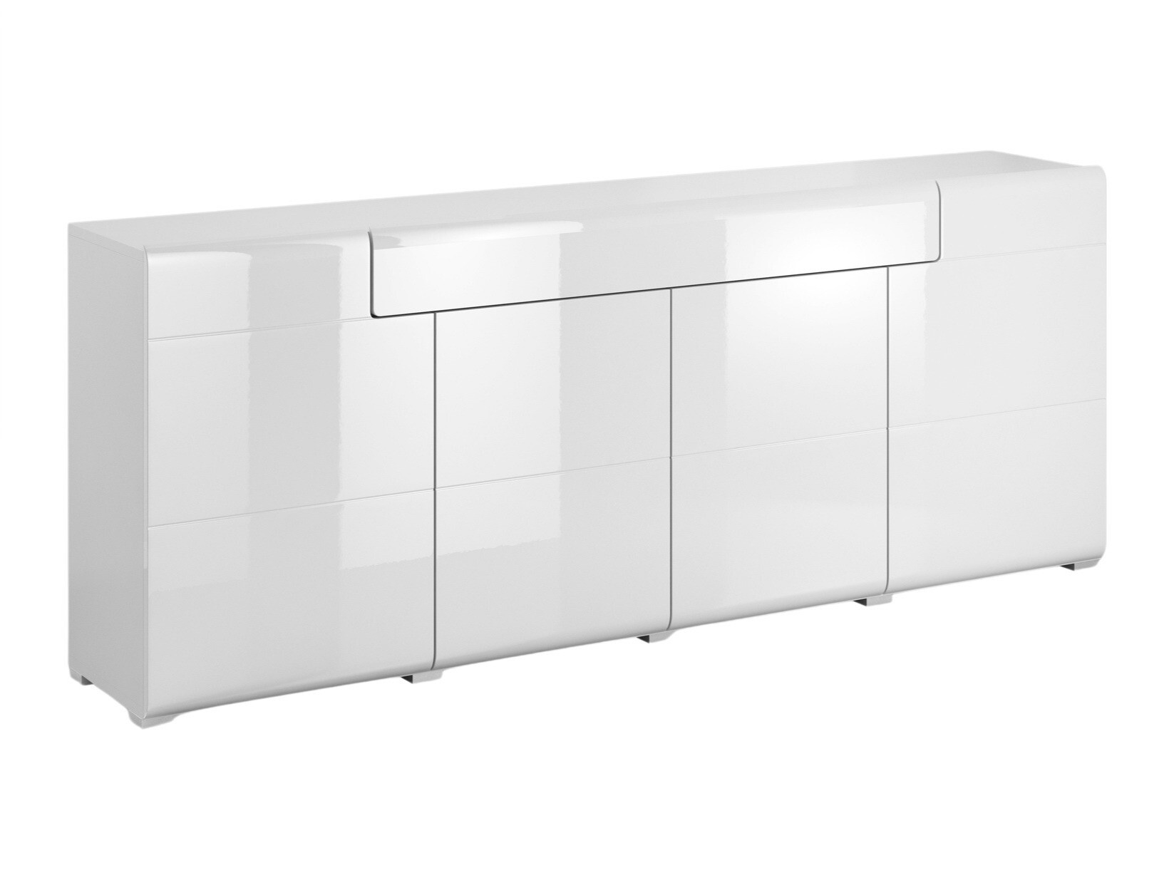 Kомод Torsone 102 (Белый + Глянцевый белый)