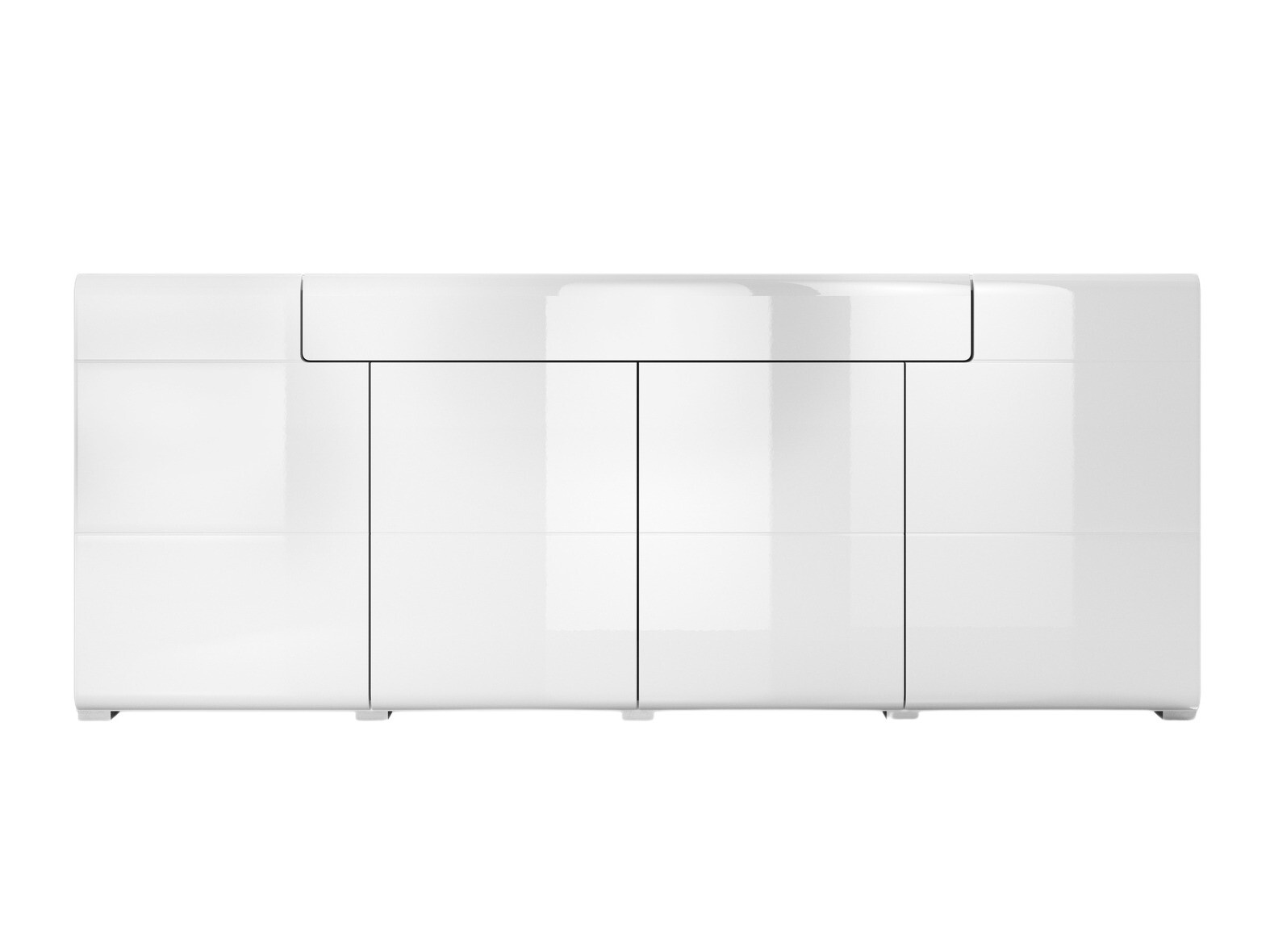 Kомод Torsone 102 (Белый + Глянцевый белый)