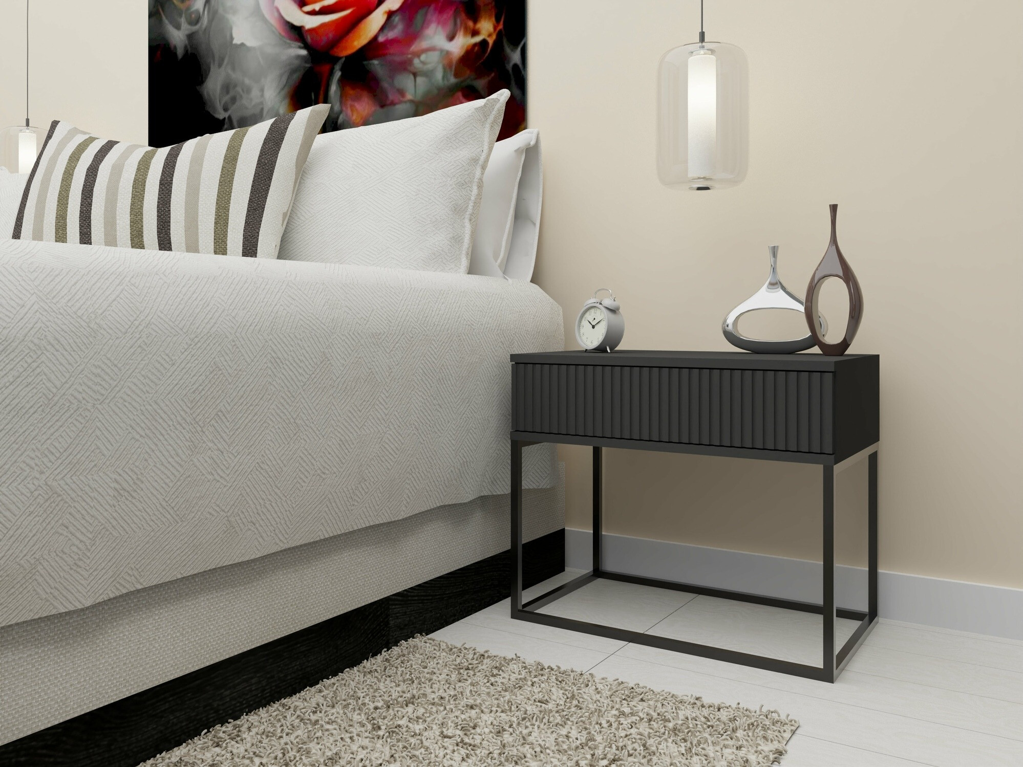 Naktsgaldiņš Bristol 190 (Antracīts)