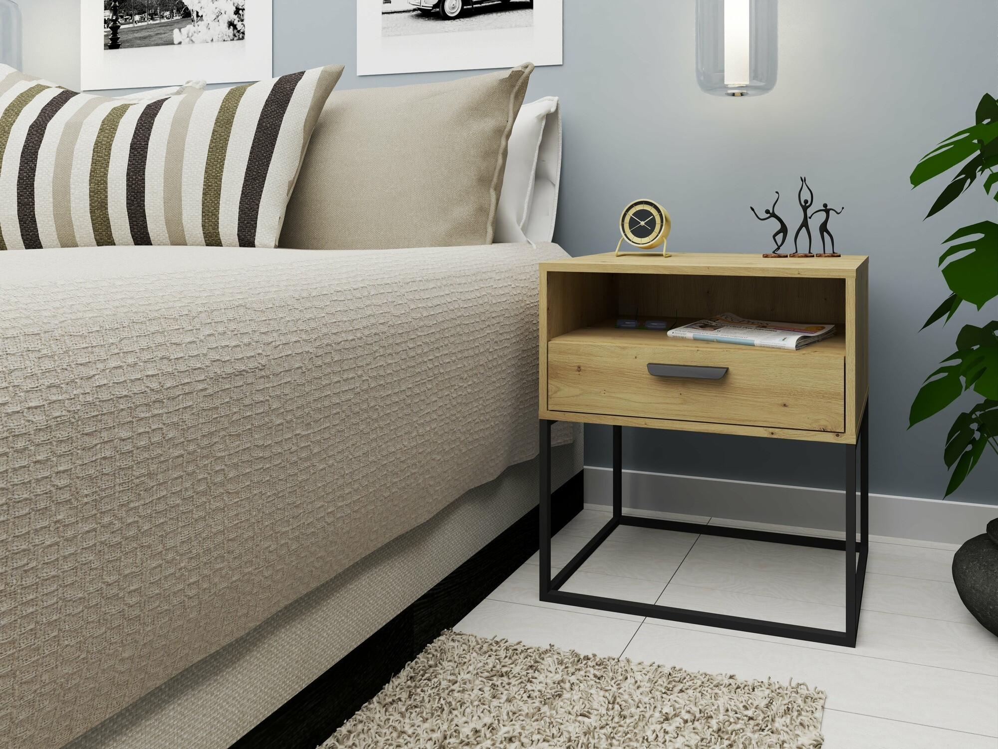 Naktsgaldiņš Bristol 192 (Artisan ozols)