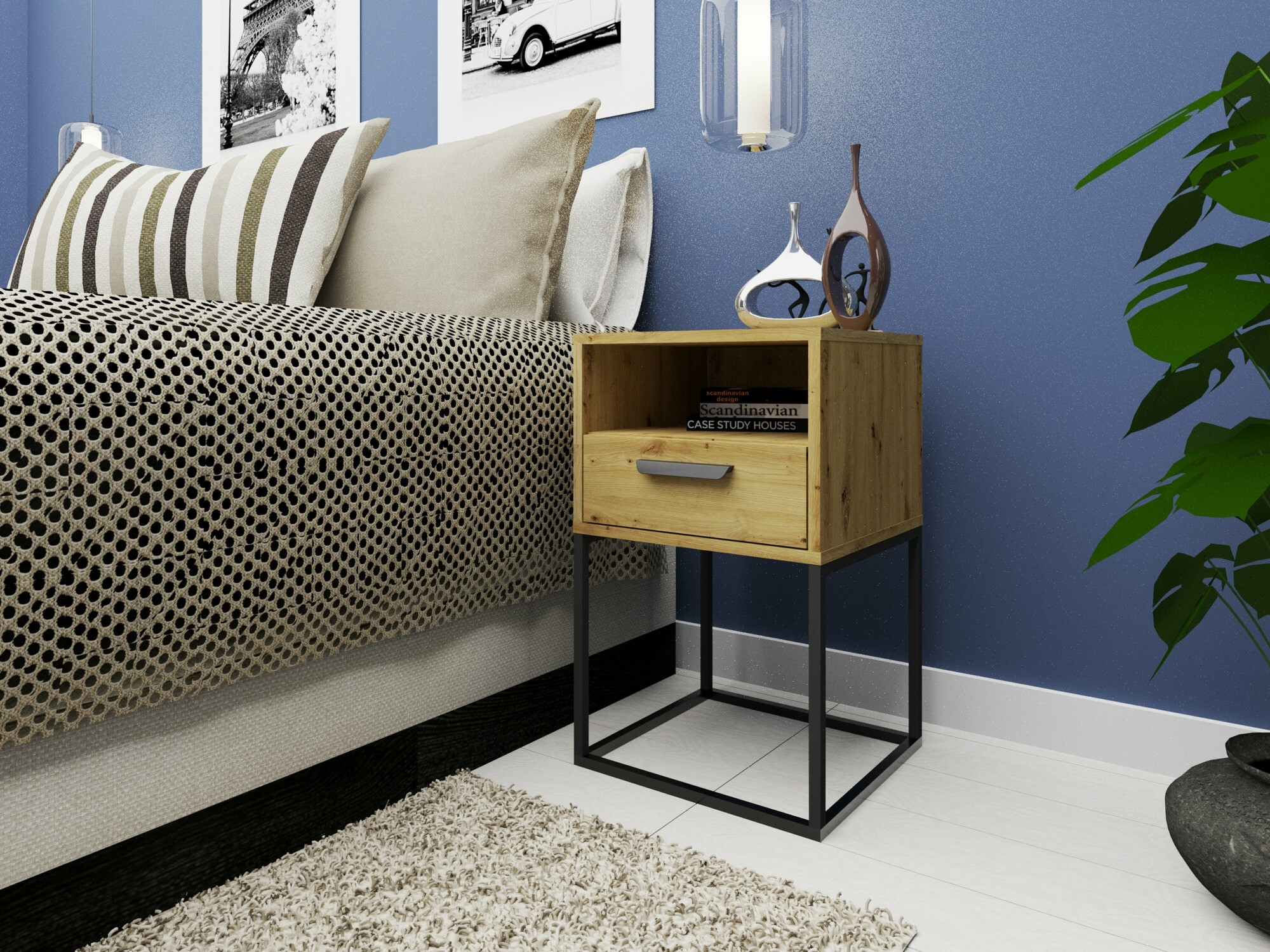 Naktsgaldiņš Bristol 193 (Artisan ozols)