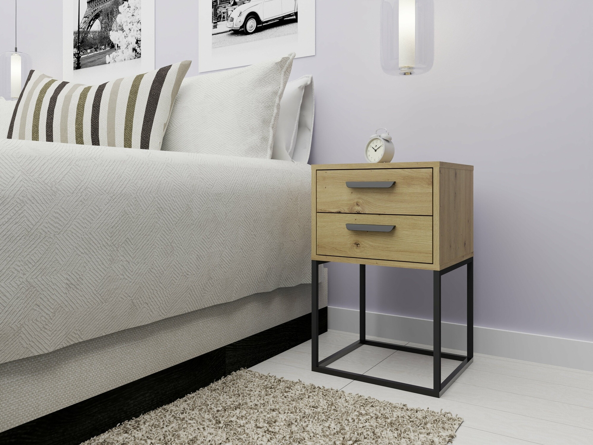 Naktsgaldiņš Bristol 196 (Artisan ozols)