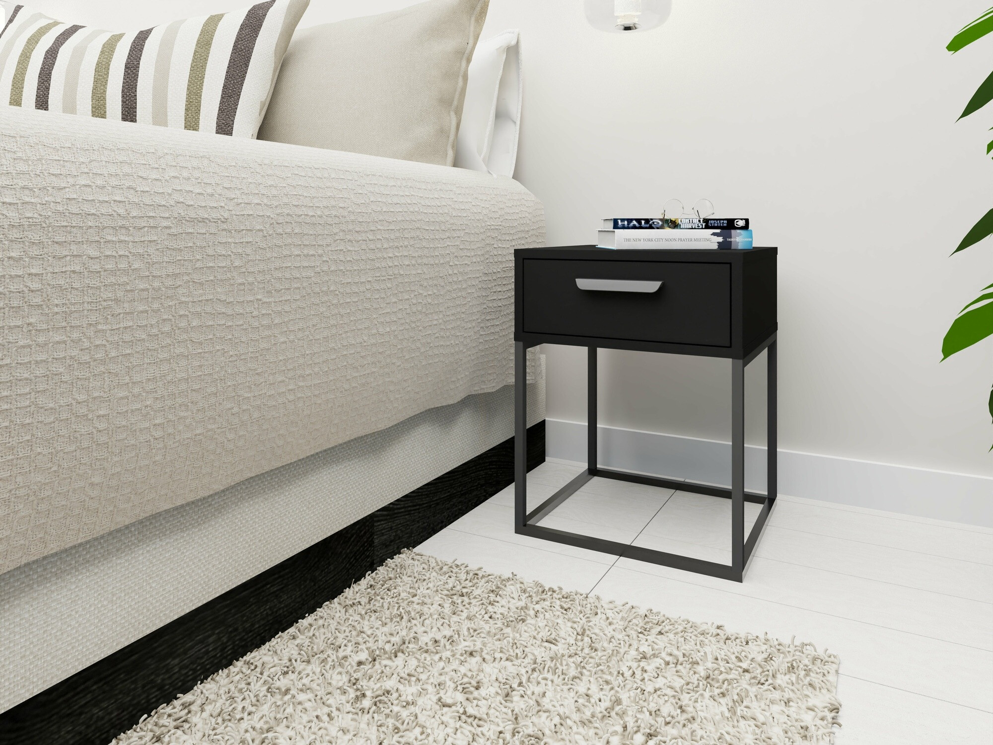 Прикроватная тумбочка Bristol 191 (Чёрный)