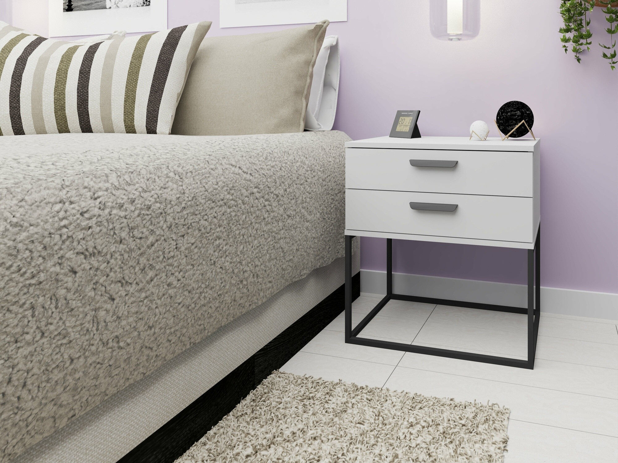 Прикроватная тумбочка Bristol 194 (Белый)