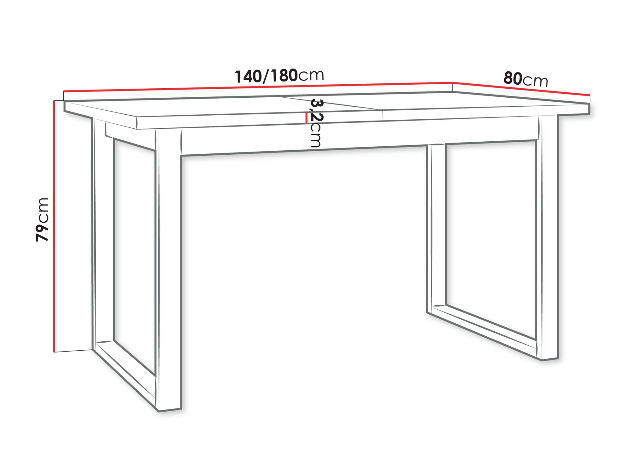Cтол Victorville 353 (Внук дуб + Чёрный)