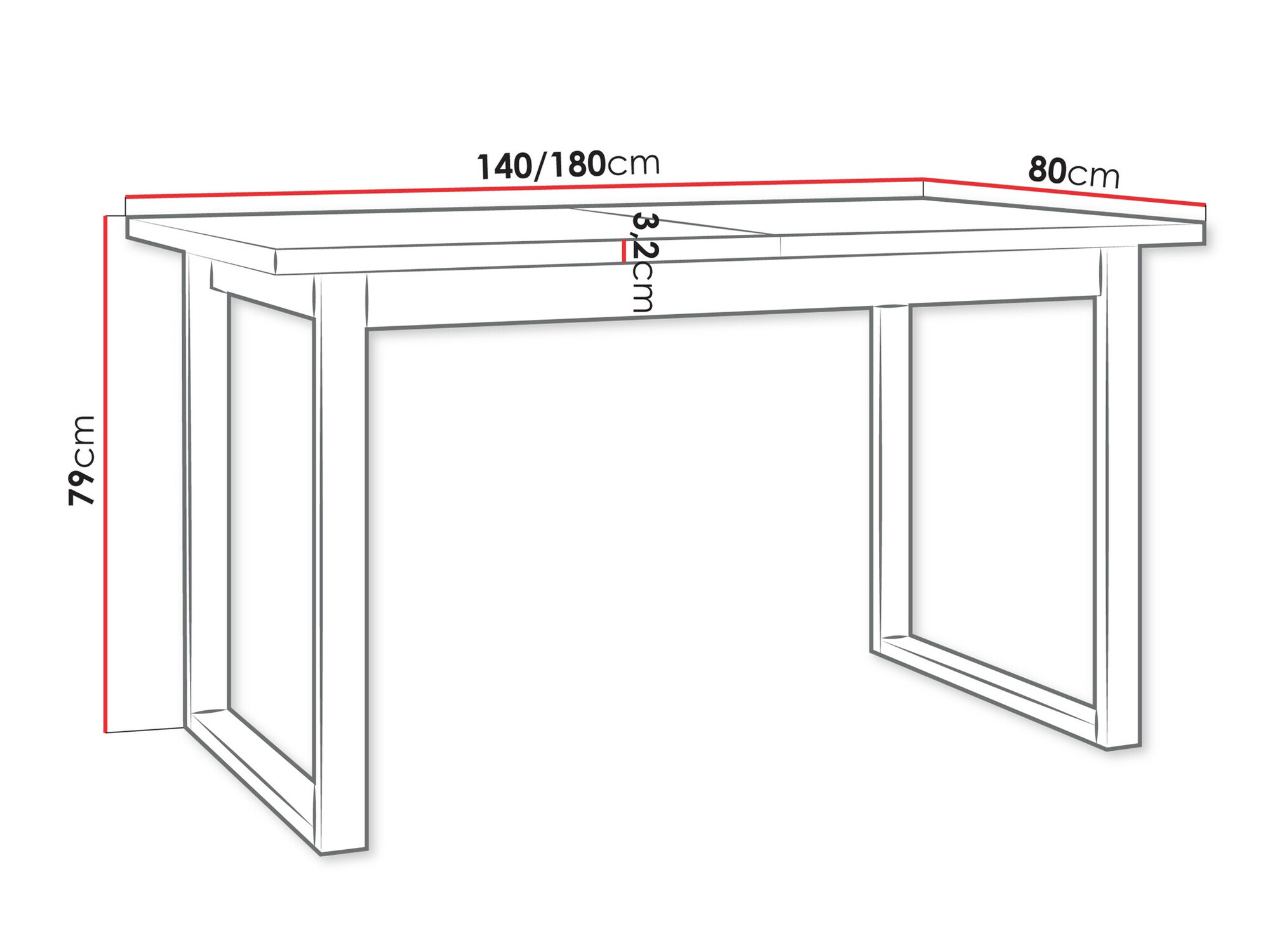 Galds Victorville 353 (Sonomas ozols + Melns)