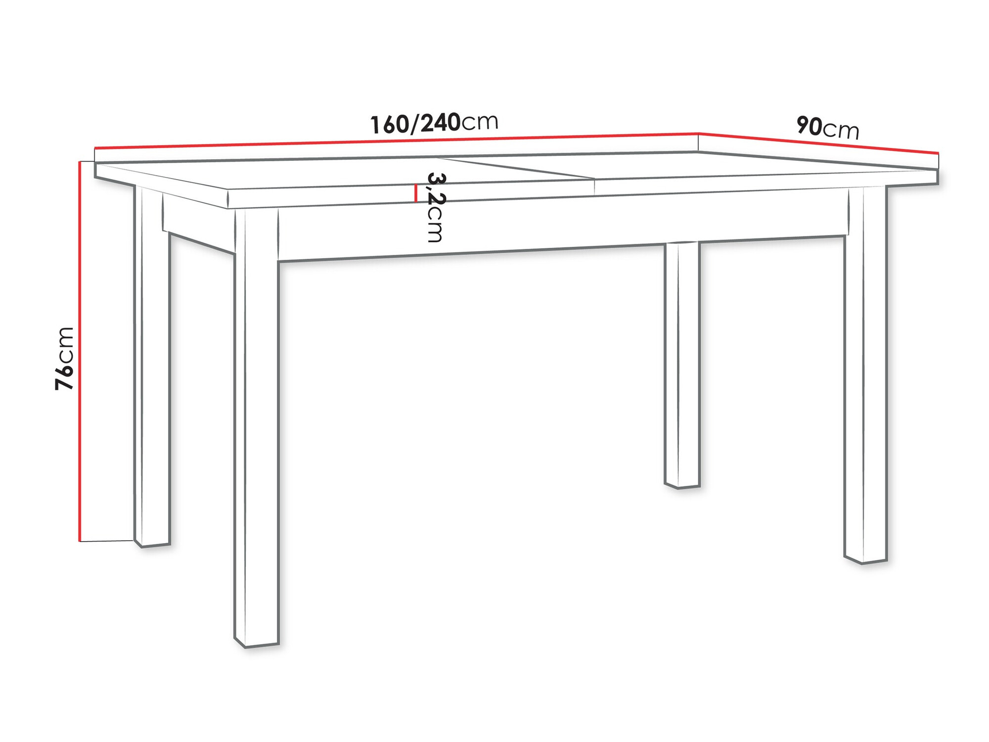 Cтол Victorville 360 (Сонома Дуб)