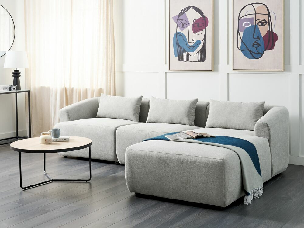 Stūra dīvāns Berwyn 1813 (Pelēks)