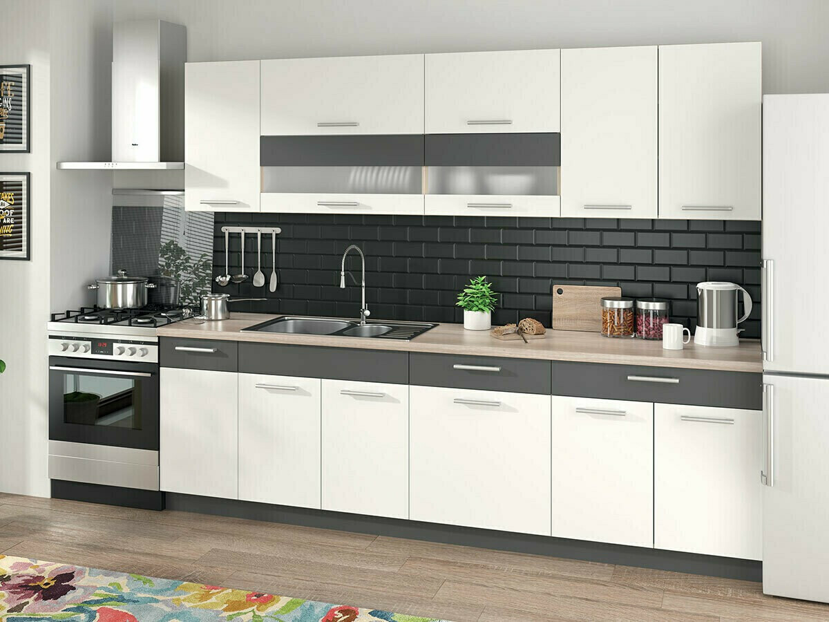 Moduļu piekarams skapis Mode White 107