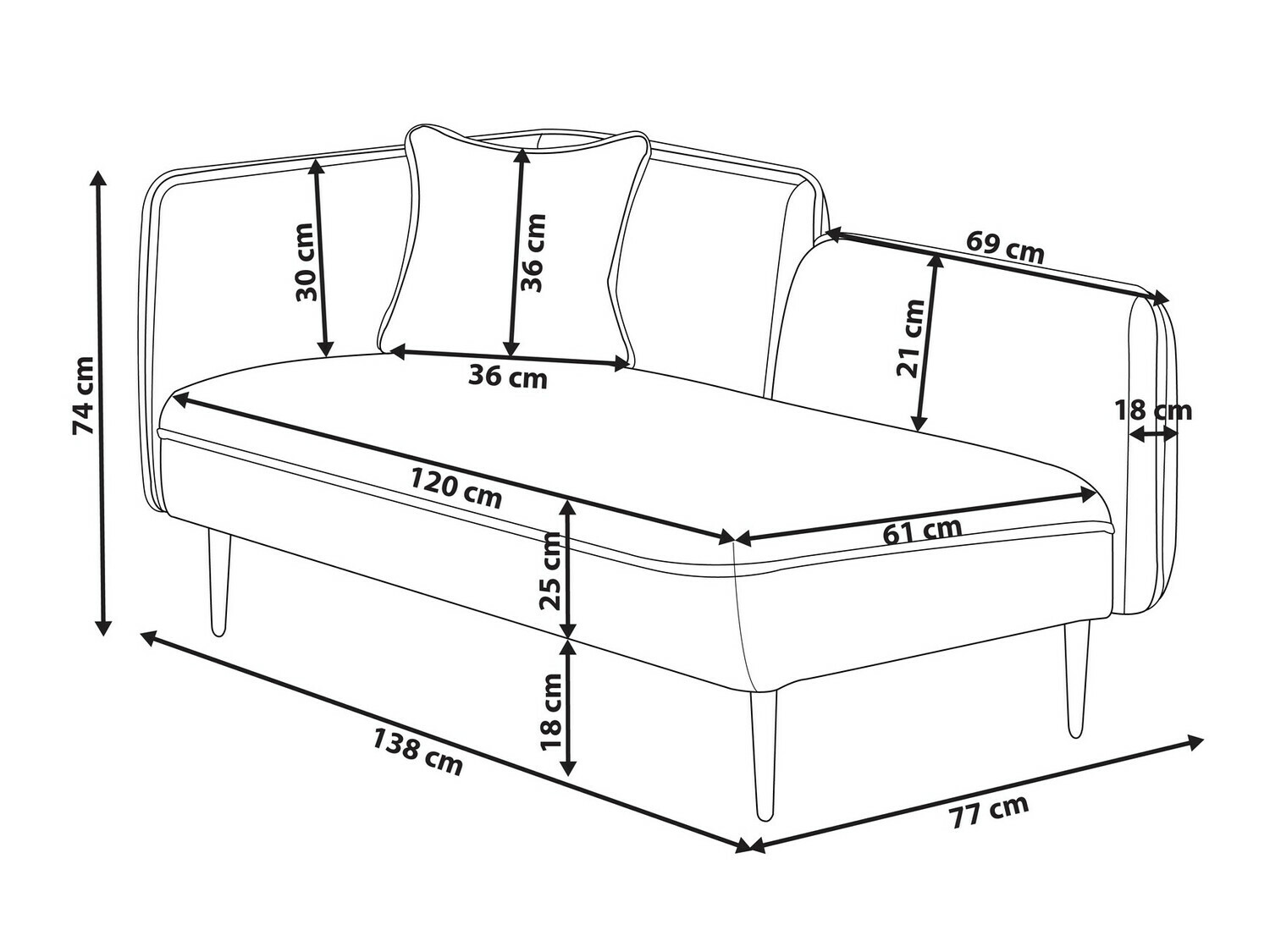 Kušete Berwyn 311 (Bēšs)