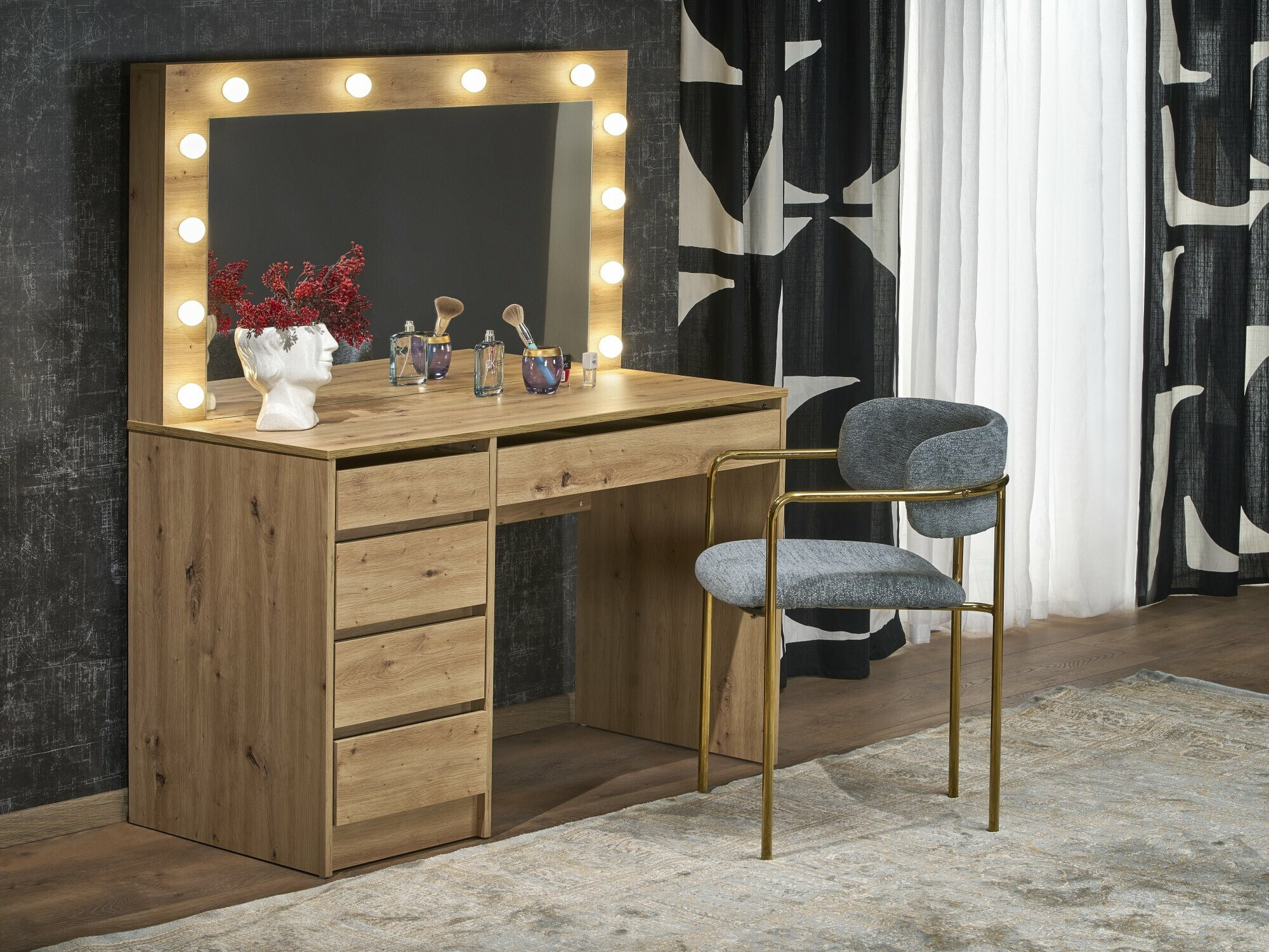 Grima galds Houston 1504 (Artisan ozols)