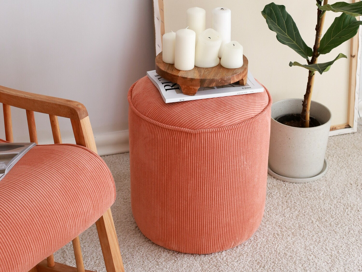 Pufs Altadena 570 (Coral)