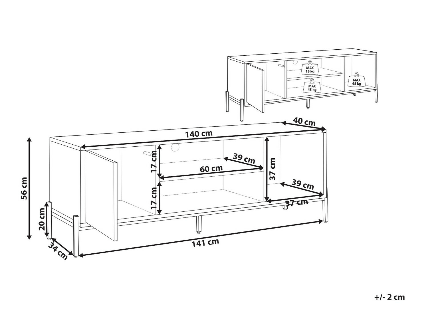 ТВ тумба Berwyn 229