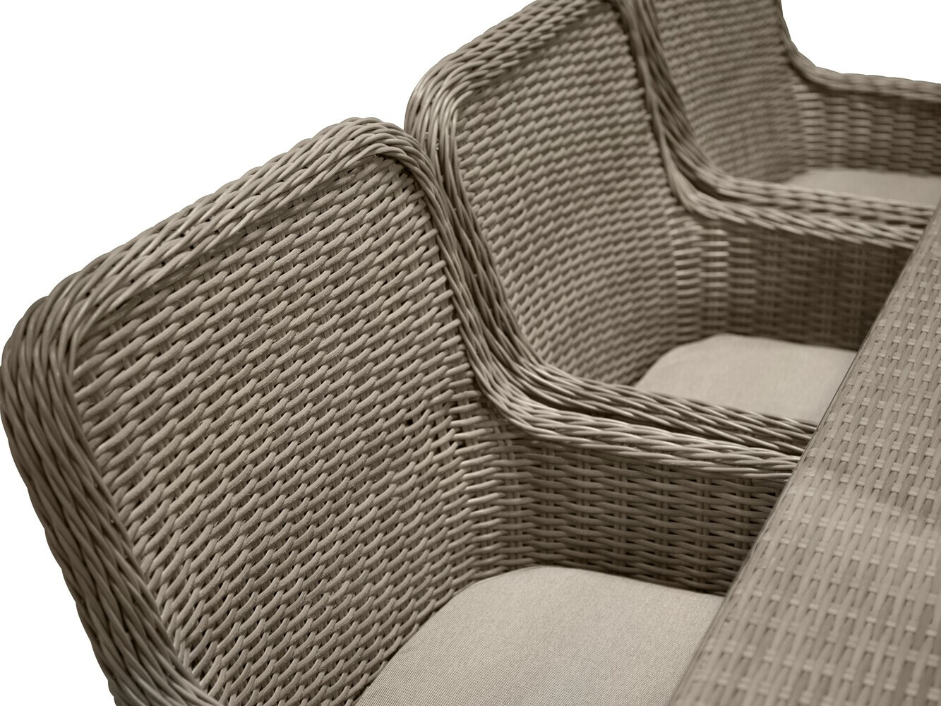 Galds un krēslu komplekts Dallas 2201 (Gaiši brūns + Bēšs)