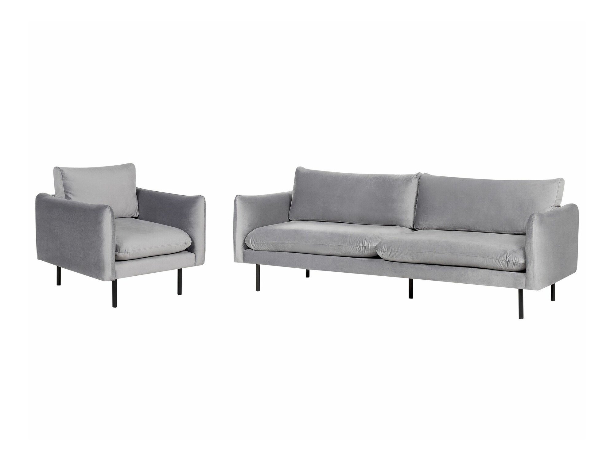 Mīksto mēbeļu komplekts Berwyn 1827 (Pelēks)