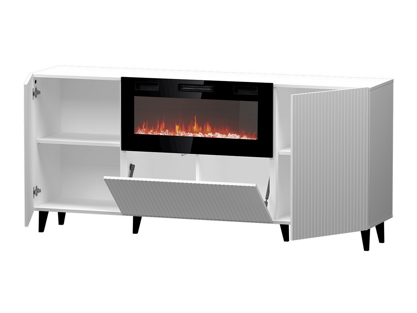 Skapis Levmari 104 (Balts + Melns)