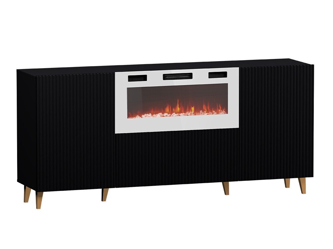 Skapis Levmari 104 (Melns + Zelta)