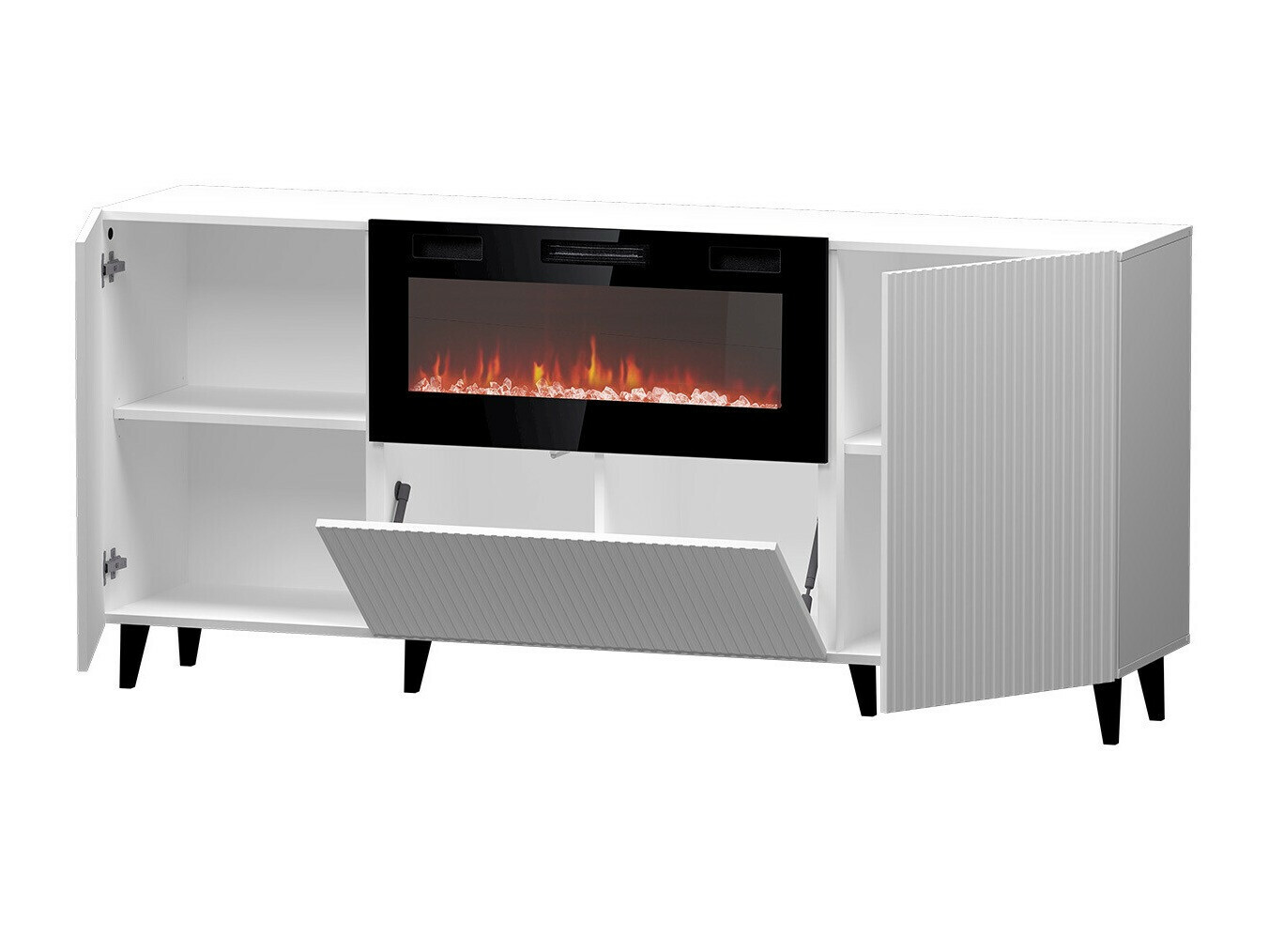 Skapis Levmari 104 (Melns + Zelta)