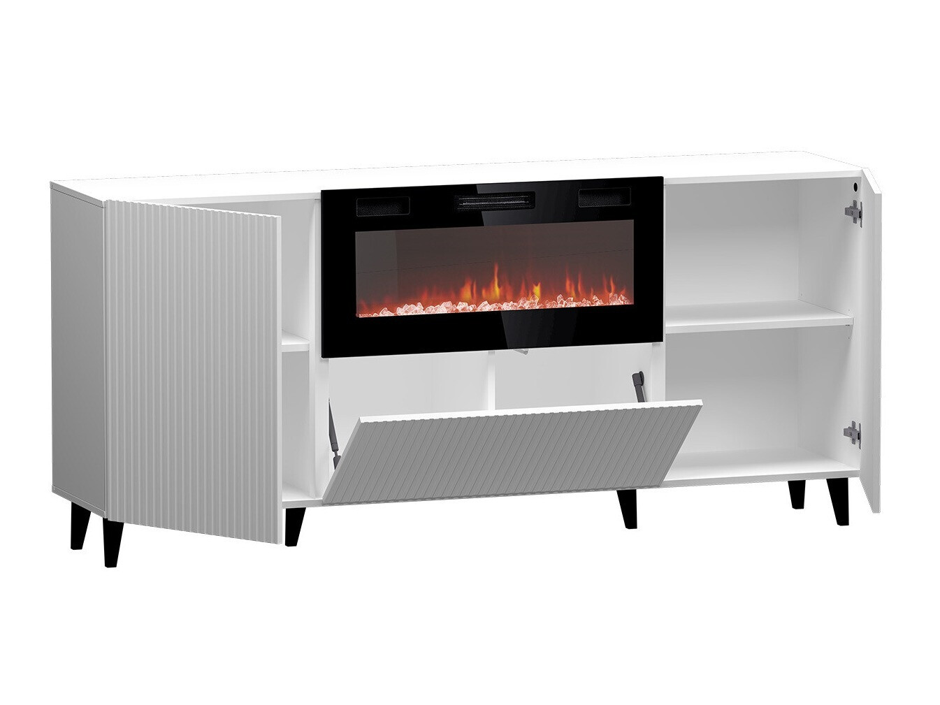 Skapis Levmari 104 (Melns + Zelta)