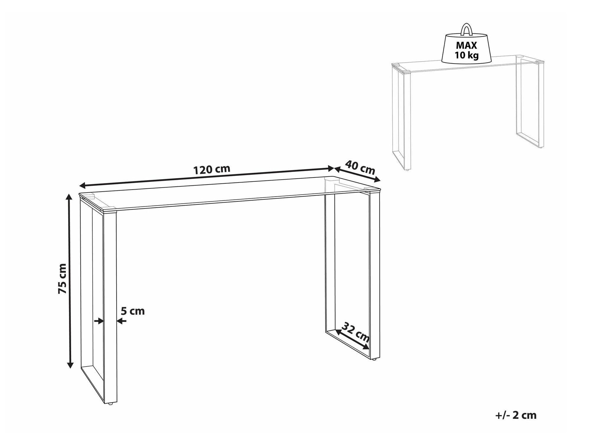 Konsole Berwyn 1833 (Sudraba)
