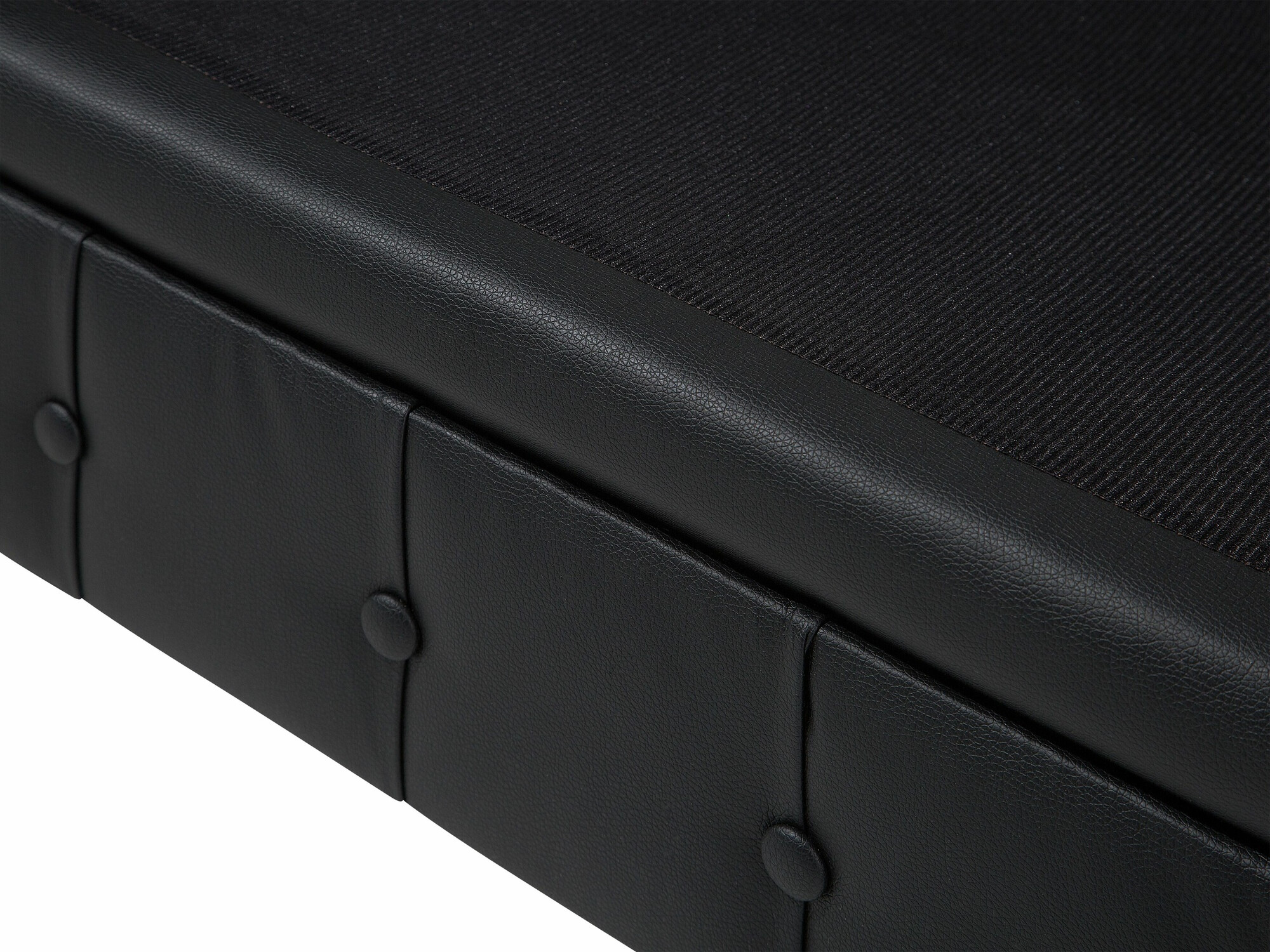 Chesterfield dīvāns Cirdoro 104 (Melns)