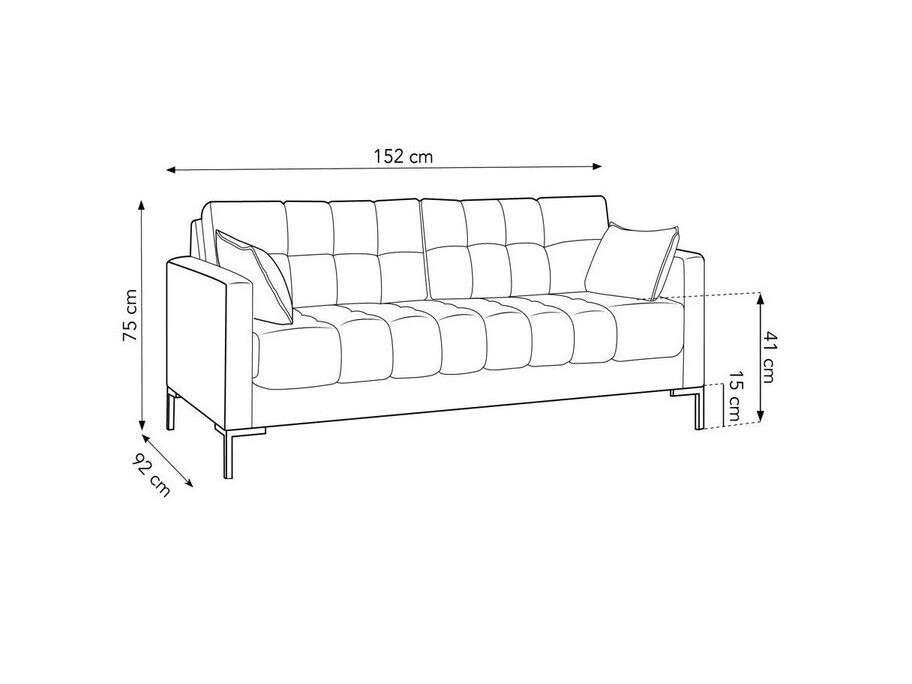 Диван Lormelo 100 (Bluvel 78)