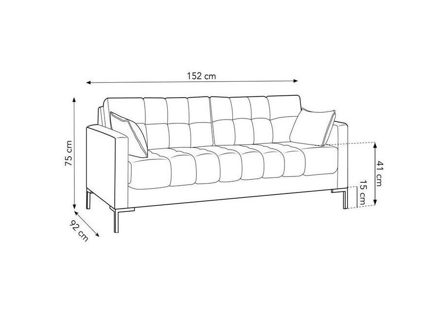 Диван Lormelo 100 (Bluvel 86)