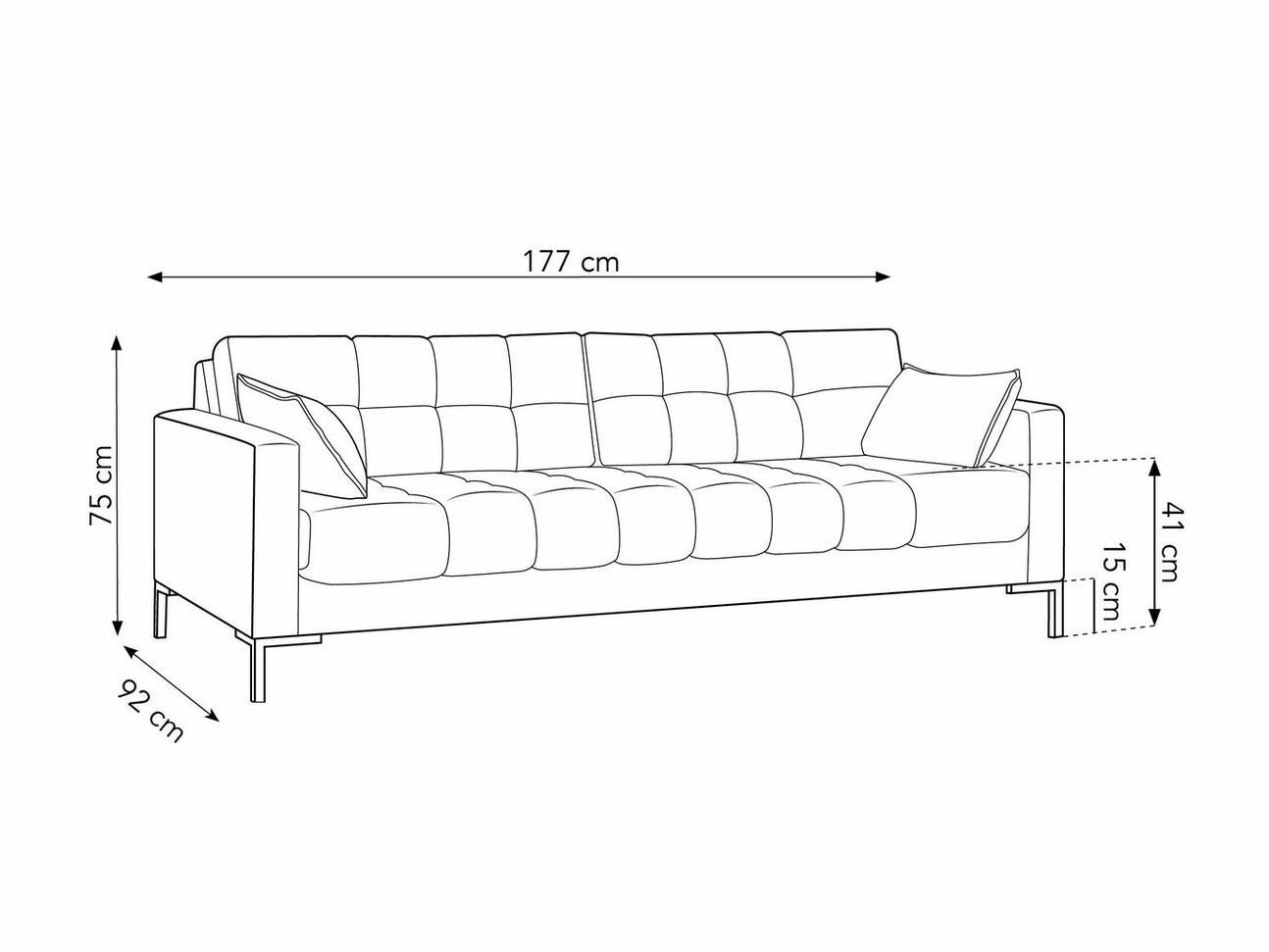 Диван Lormelo 101 (Bluvel 89)