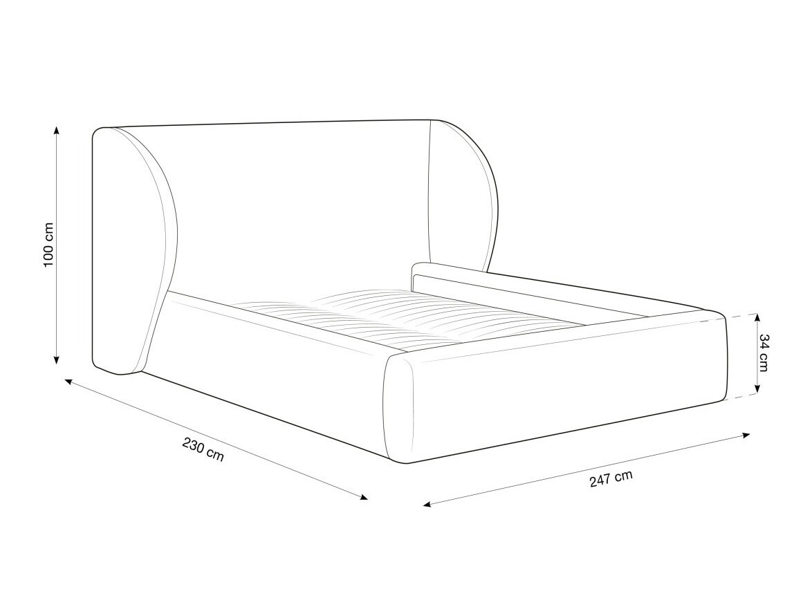 Кровать Tivlomi 101 (Bluvel 86)