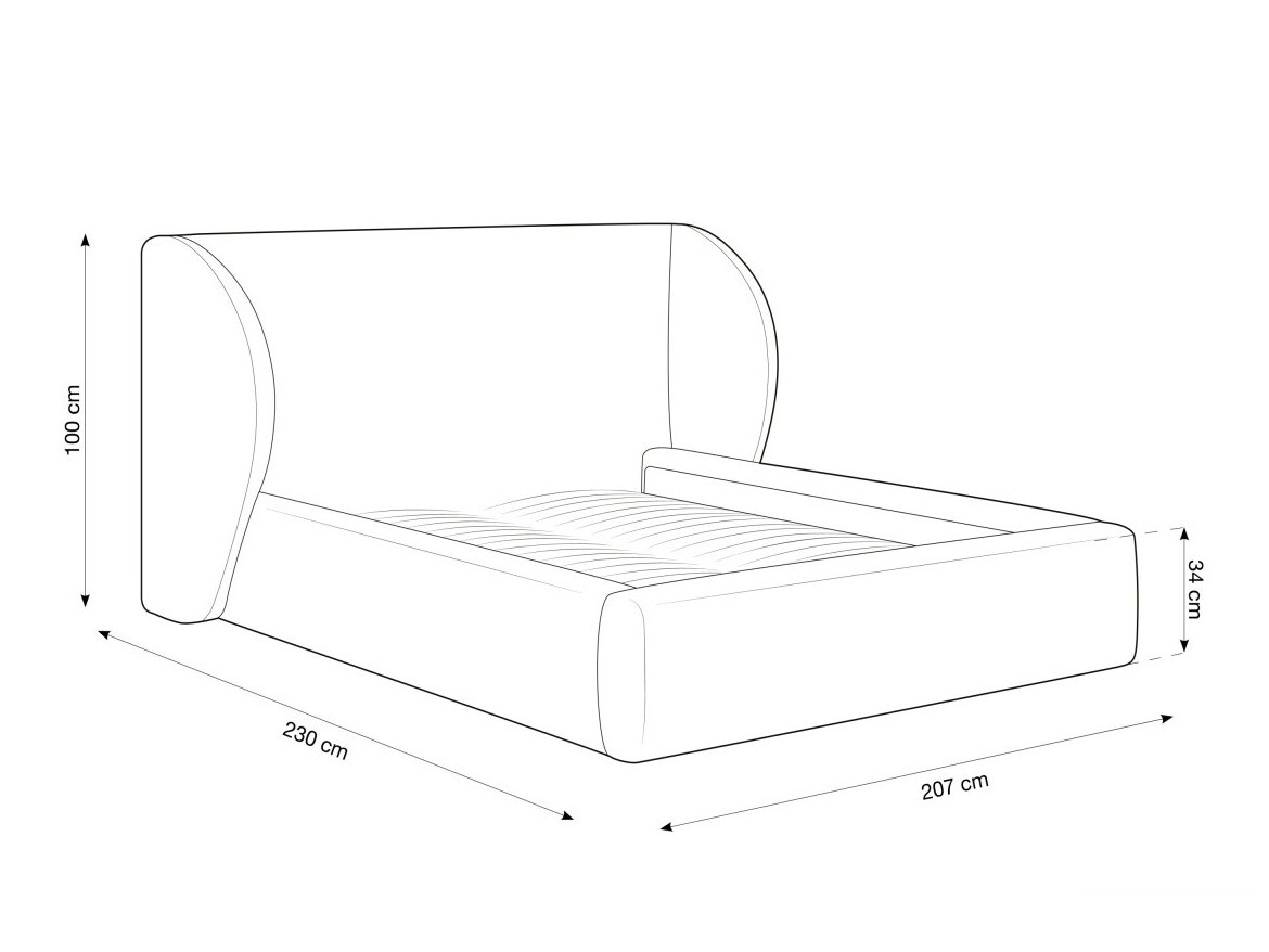 Кровать Tivlomi 101 (Bluvel 89)