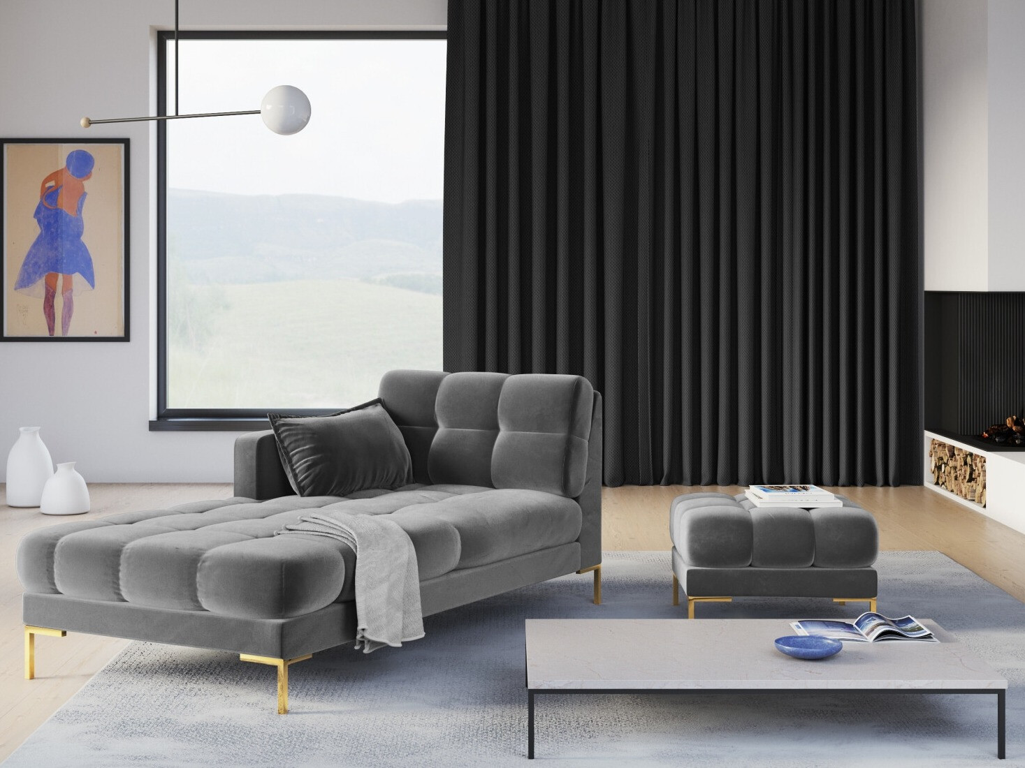 Пуф Lormelo 105 (Bluvel 13)