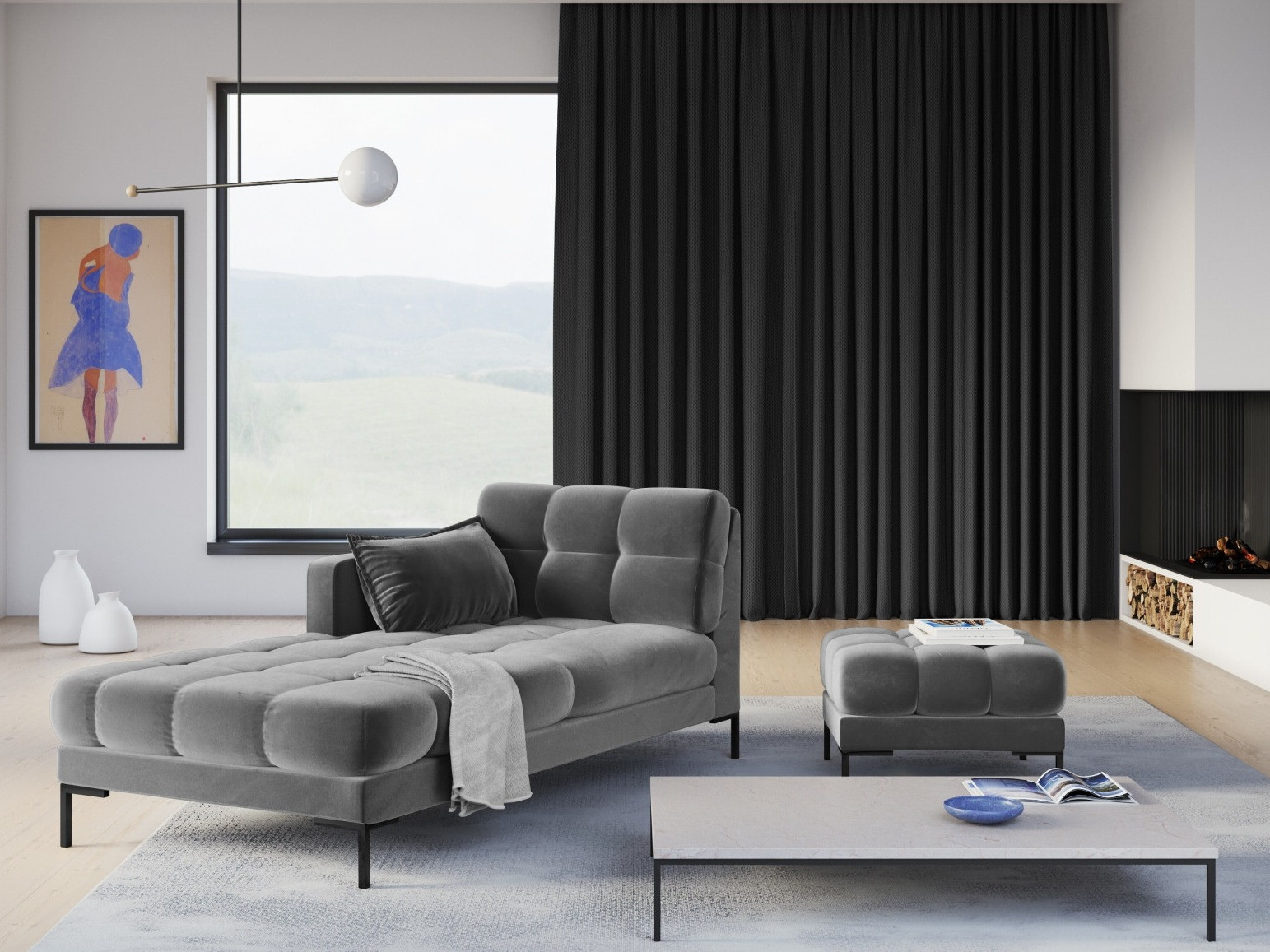 Пуф Lormelo 105 (Bluvel 13)