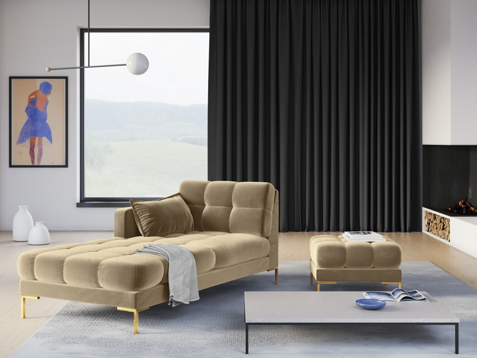 Пуф Lormelo 105 (Bluvel 28)