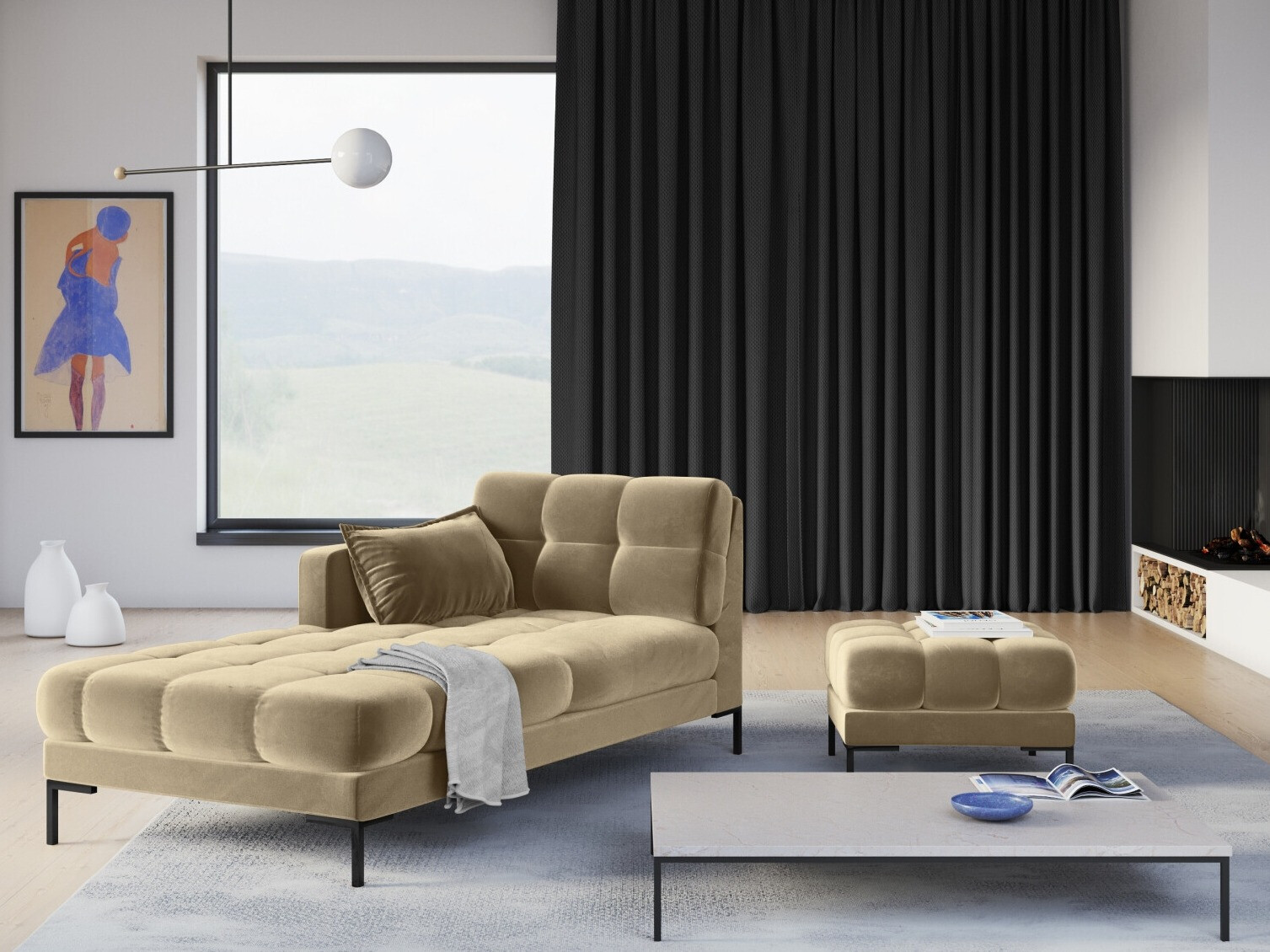 Пуф Lormelo 105 (Bluvel 28)