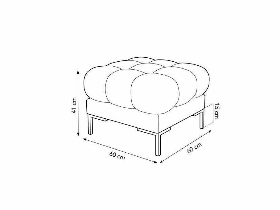 Pufs Lormelo 105 (Bluvel 03)
