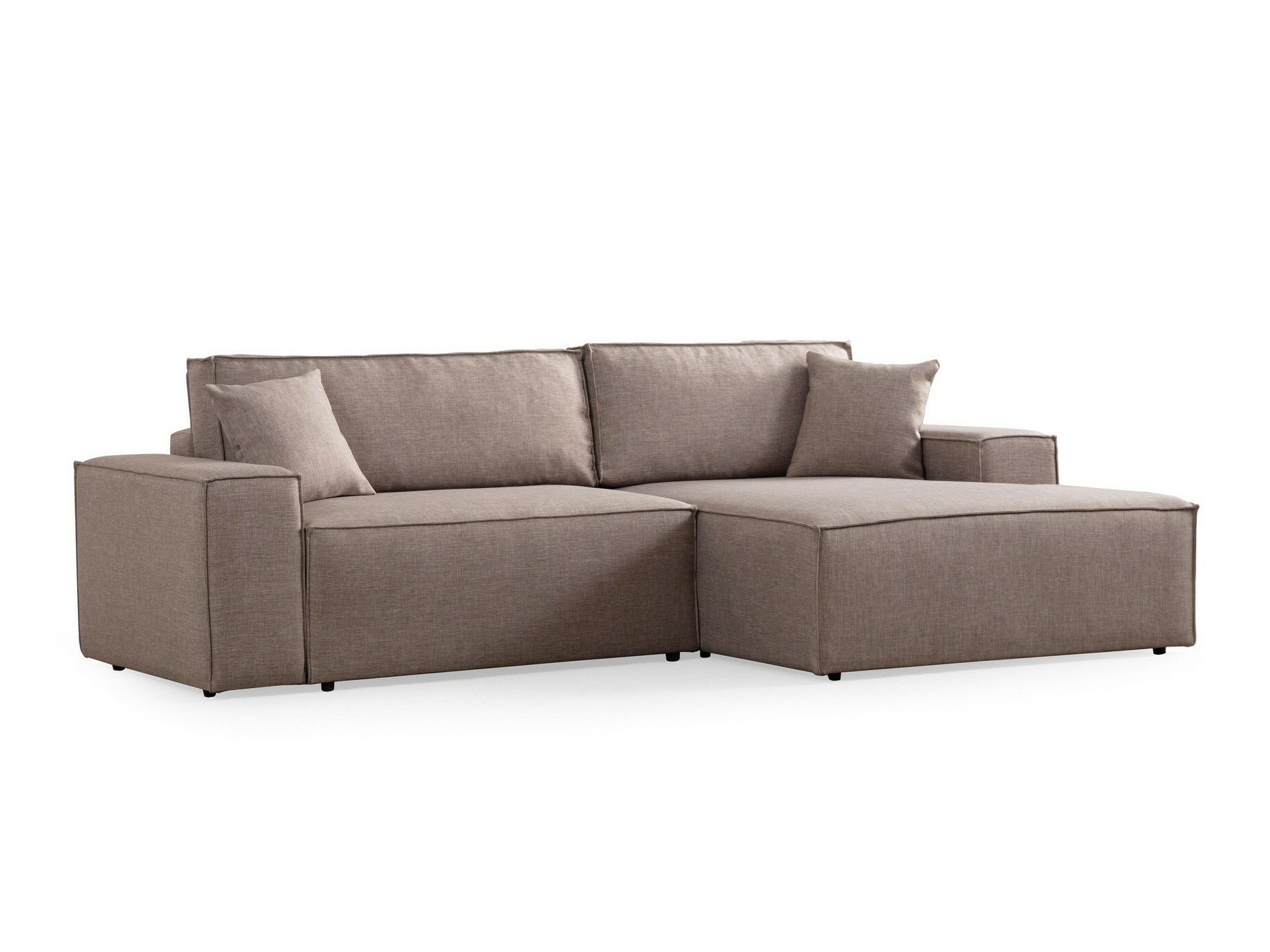 Stūra dīvāns Altadena 580 (Gaiši brūns)