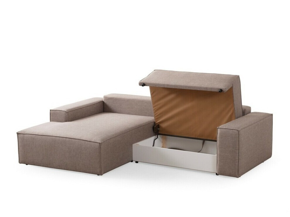 Stūra dīvāns Altadena 580 (Gaiši brūns)