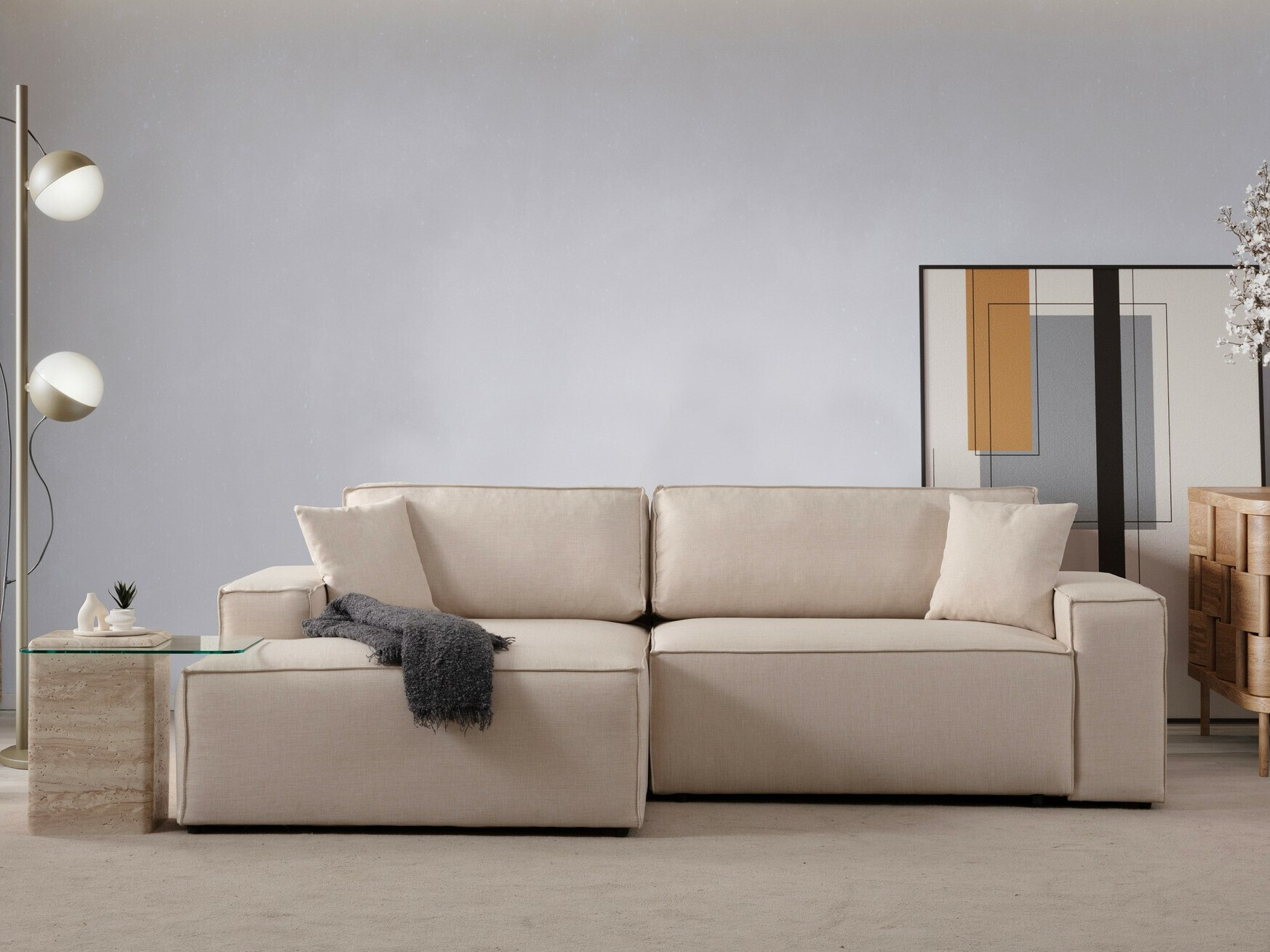 Угловой диван Altadena 580 (Крем)