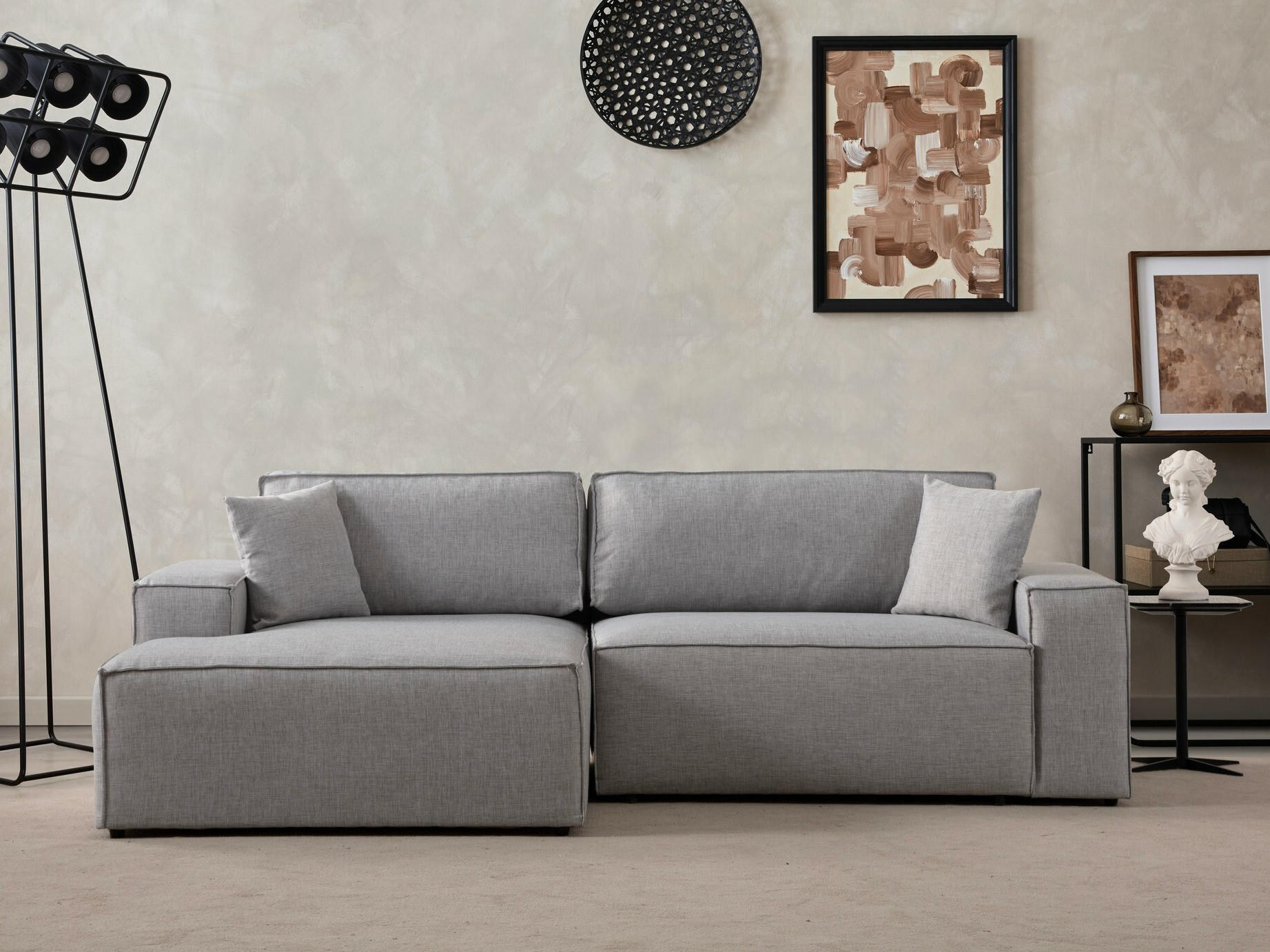 Угловой диван Altadena 580 (Светло-серый)