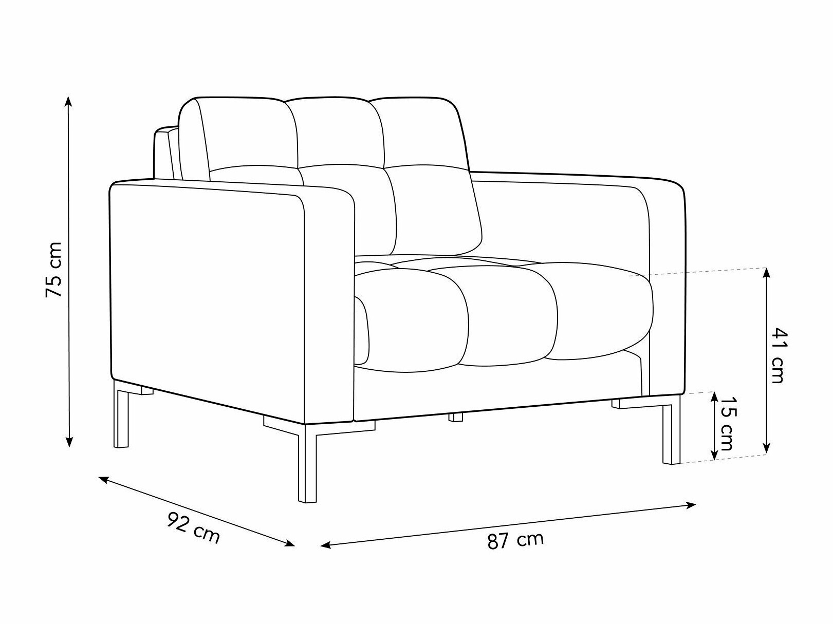 Кресло Lormelo 106 (Neve 100)