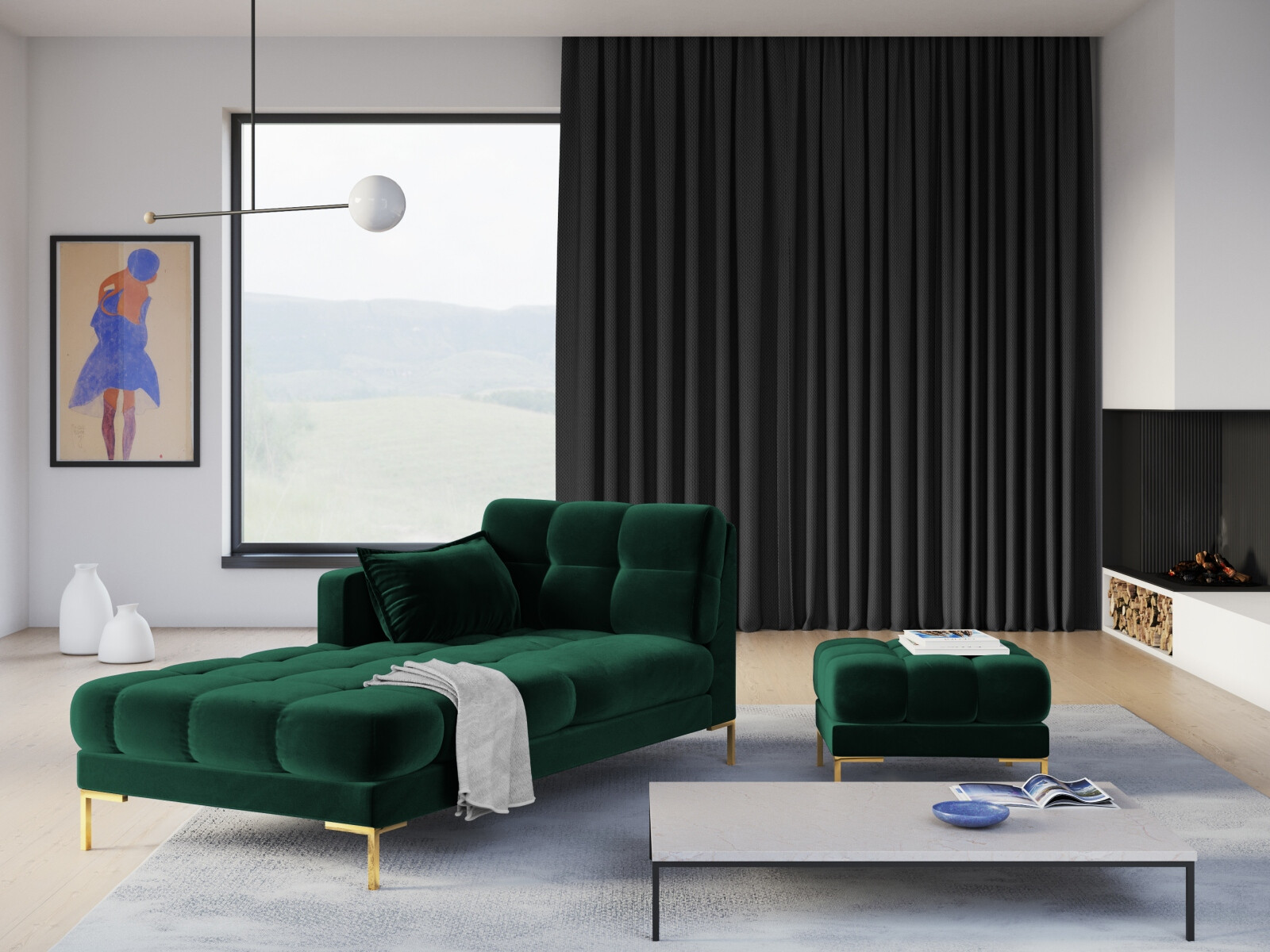 Кушетка Lormelo 107 (Bluvel 78)