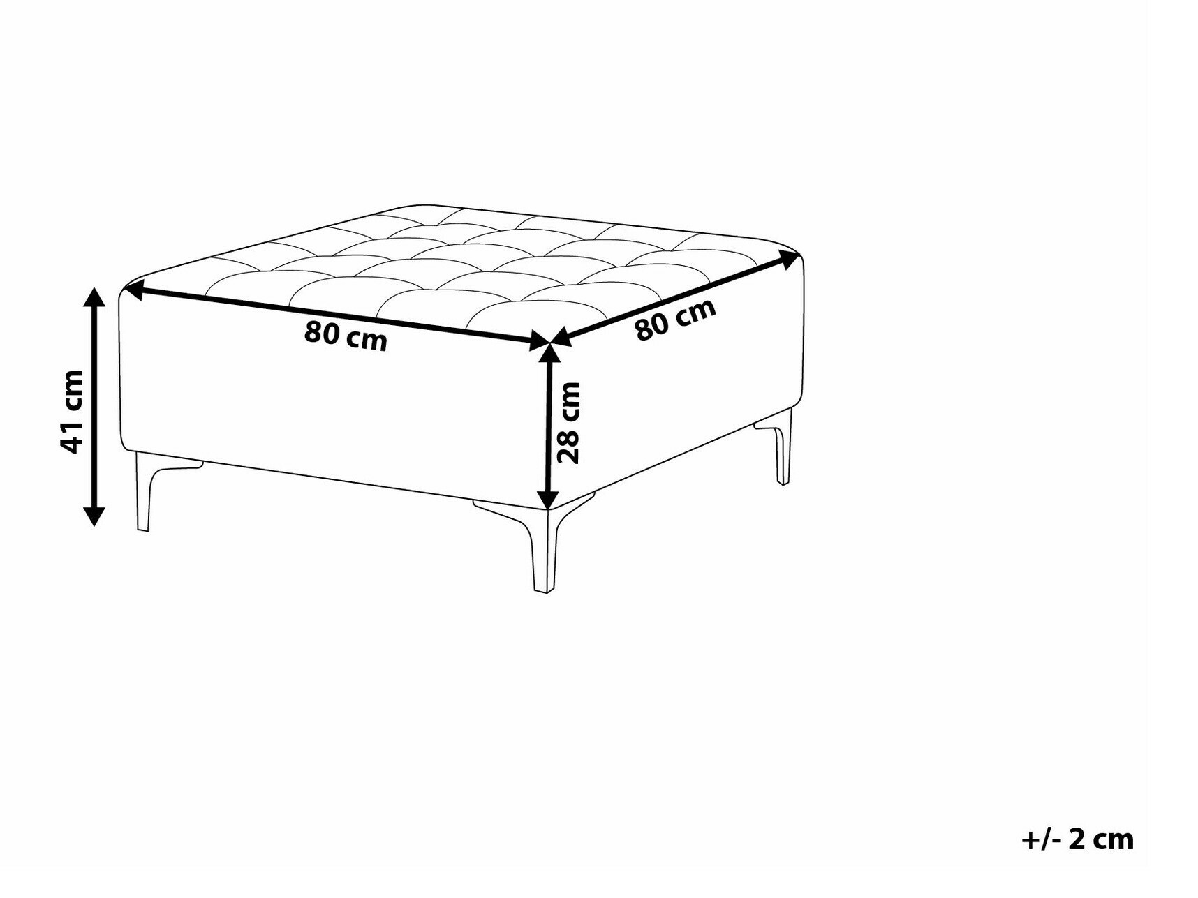 Пуф Felvena 101 (Бежевый)