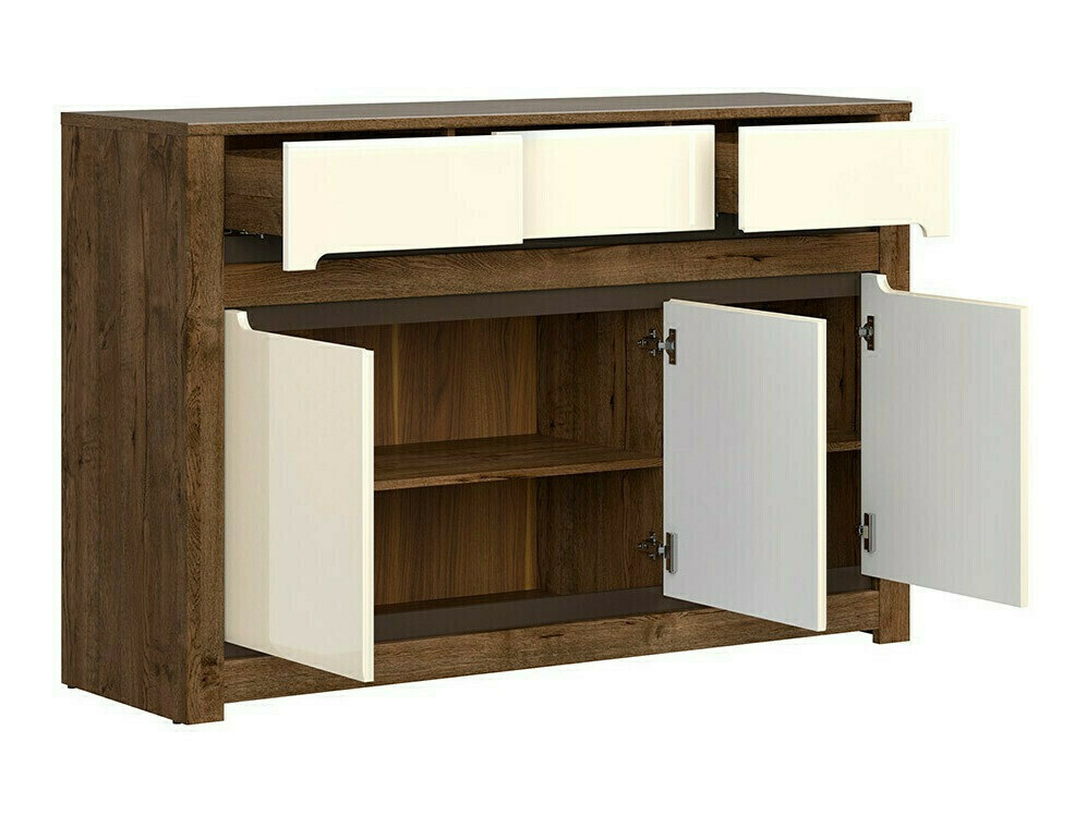 Kомод Ophevaru 101 (Глянцевый крем + April дуб)