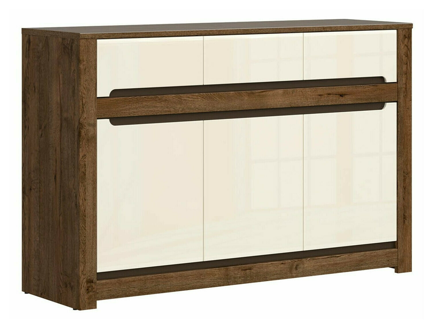 Kомод Ophevaru 101 (Глянцевый крем + April дуб)