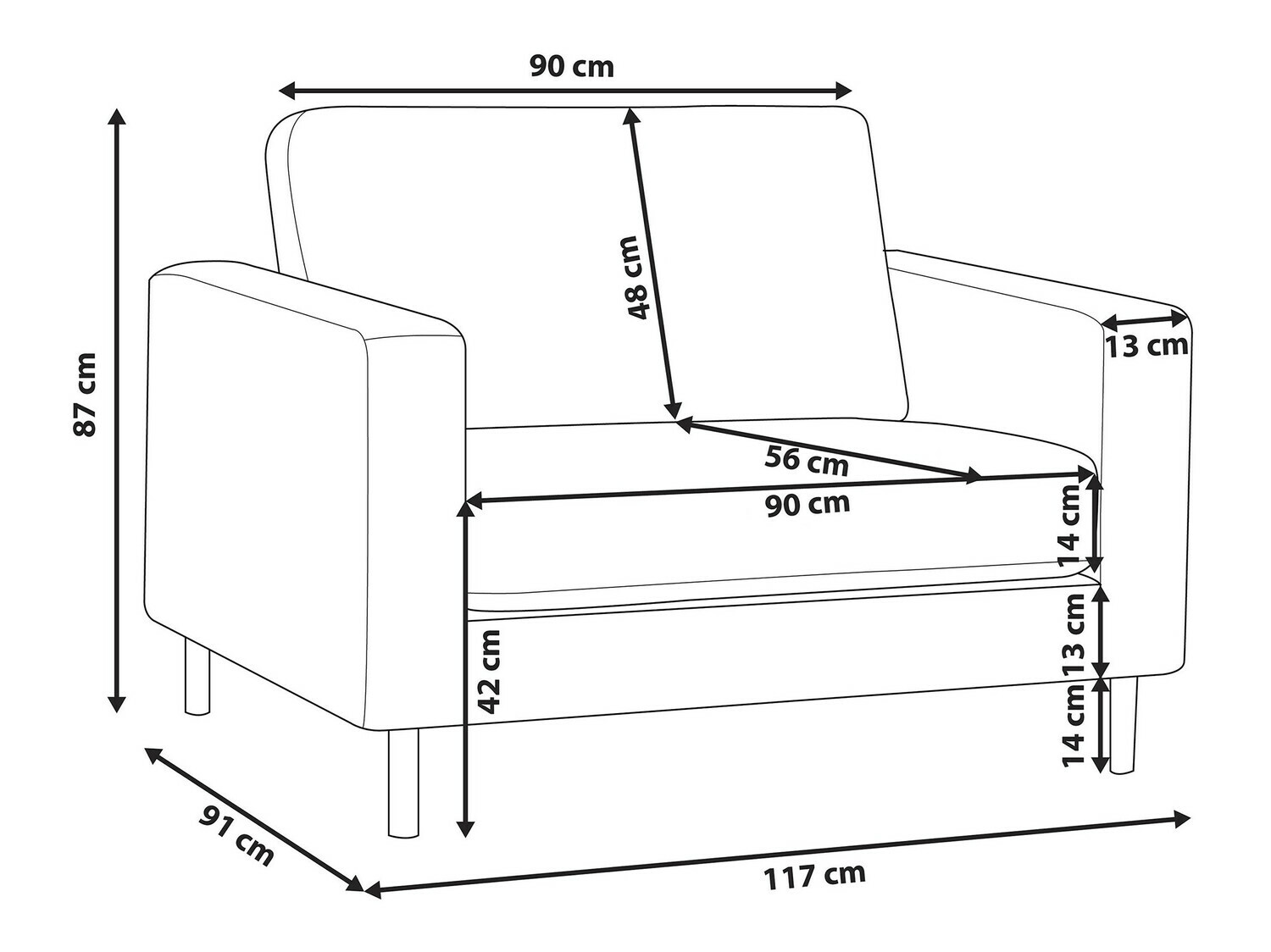 Krēsls Berwyn 766 (Bēšs)